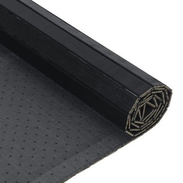Teppich Teppich Rechteckig Schwarz 100x200 cm Bambus, vidaXL, Rechteckig