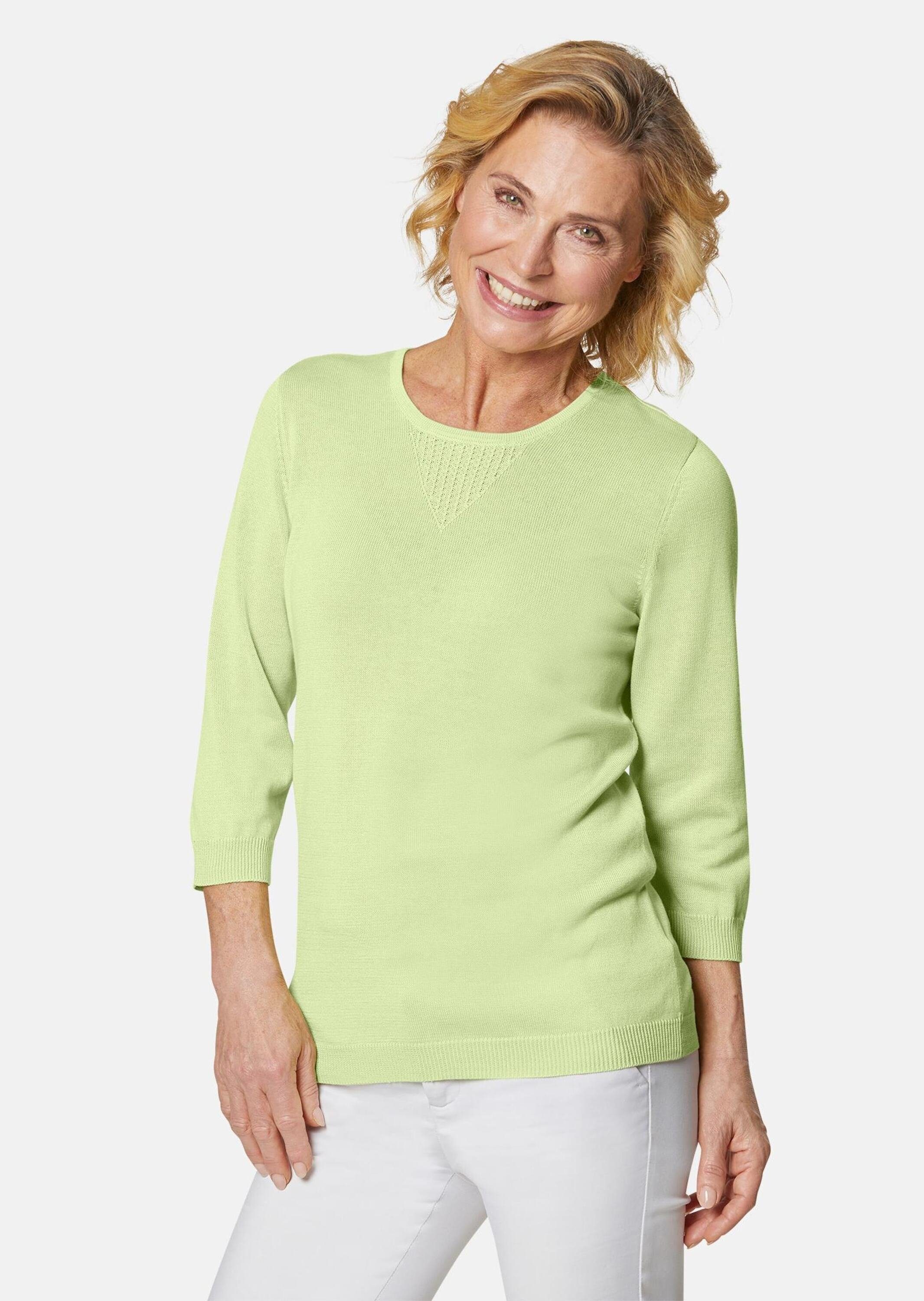 GOLDNER 3/4 Arm-Pullover Sommerlicher Strickpullover mit günstig online kaufen