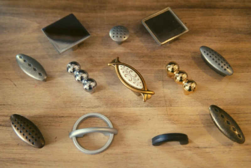KARAN BESCHLÄGE Möbelgriff Möbelgriff, Schubladengriff, antiklook, vintage (5 Pieces), Material : Metall