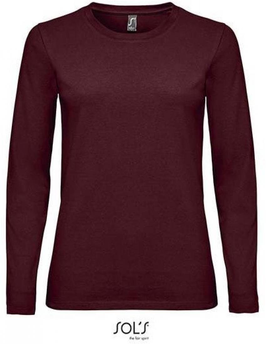 SOLS Rundhalsshirt Damen Long-Sleeve T-Shirt Imperial günstig online kaufen