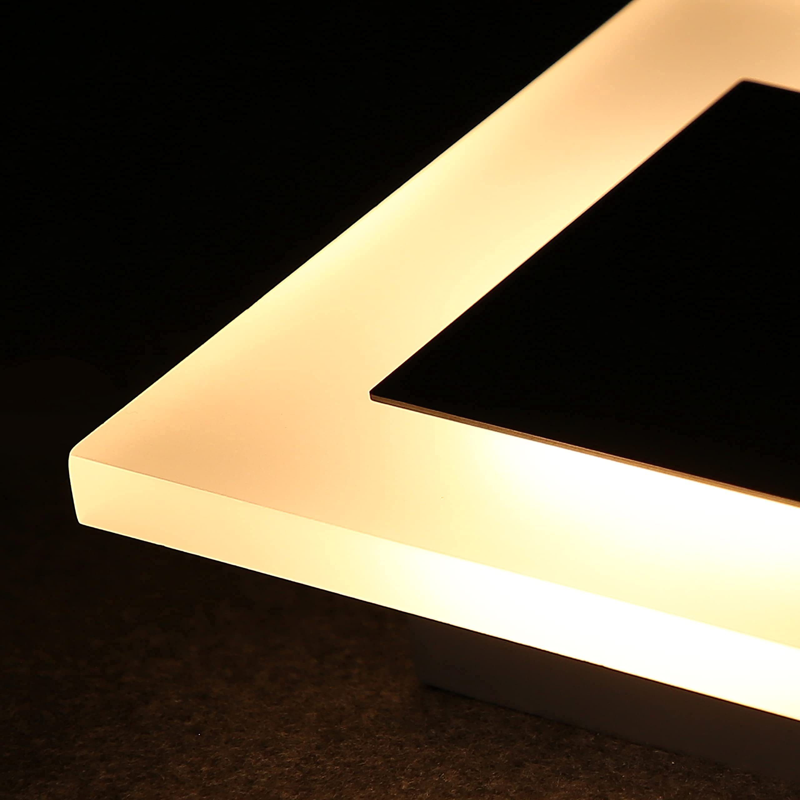 Lámpara de pared led moderna cuadrada blanco cálido para pasillo_voghion.com