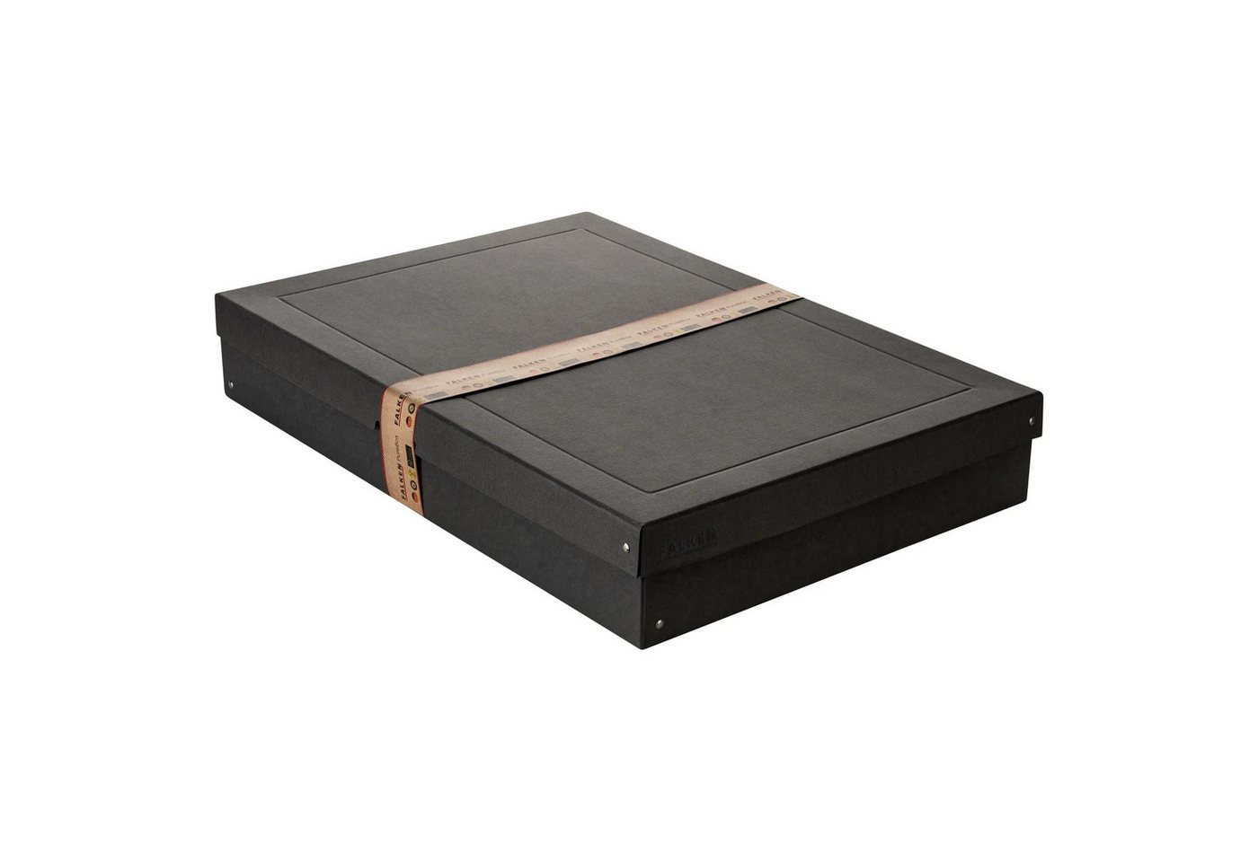 Thumbnail - Falken Archivcontainer 5x PURE Box Black DIN A2 Füllhöhe 100 mm schwarz - Schwarz - 22001768F, Ablageboxen