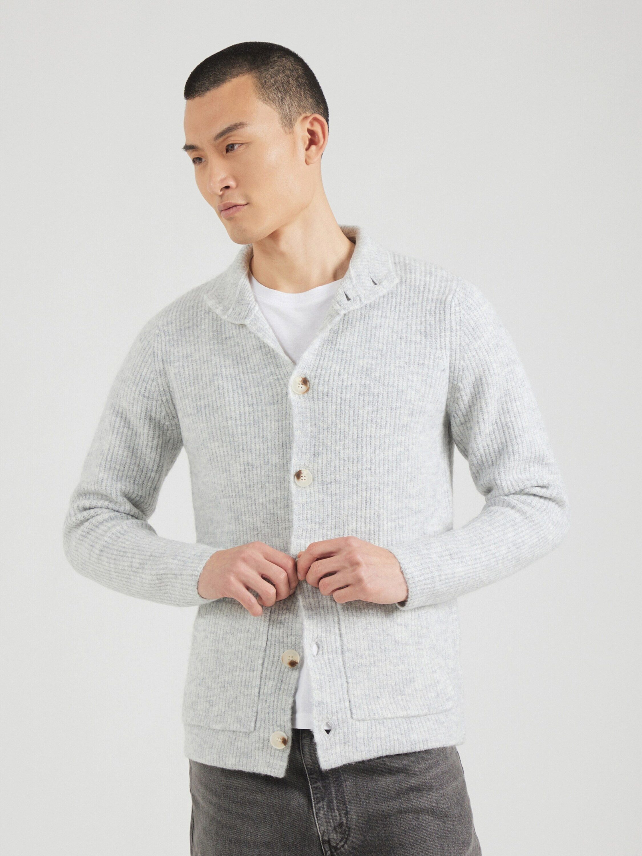 Key Largo Strickjacke LUZERN (1-tlg) Plain/ohne Details