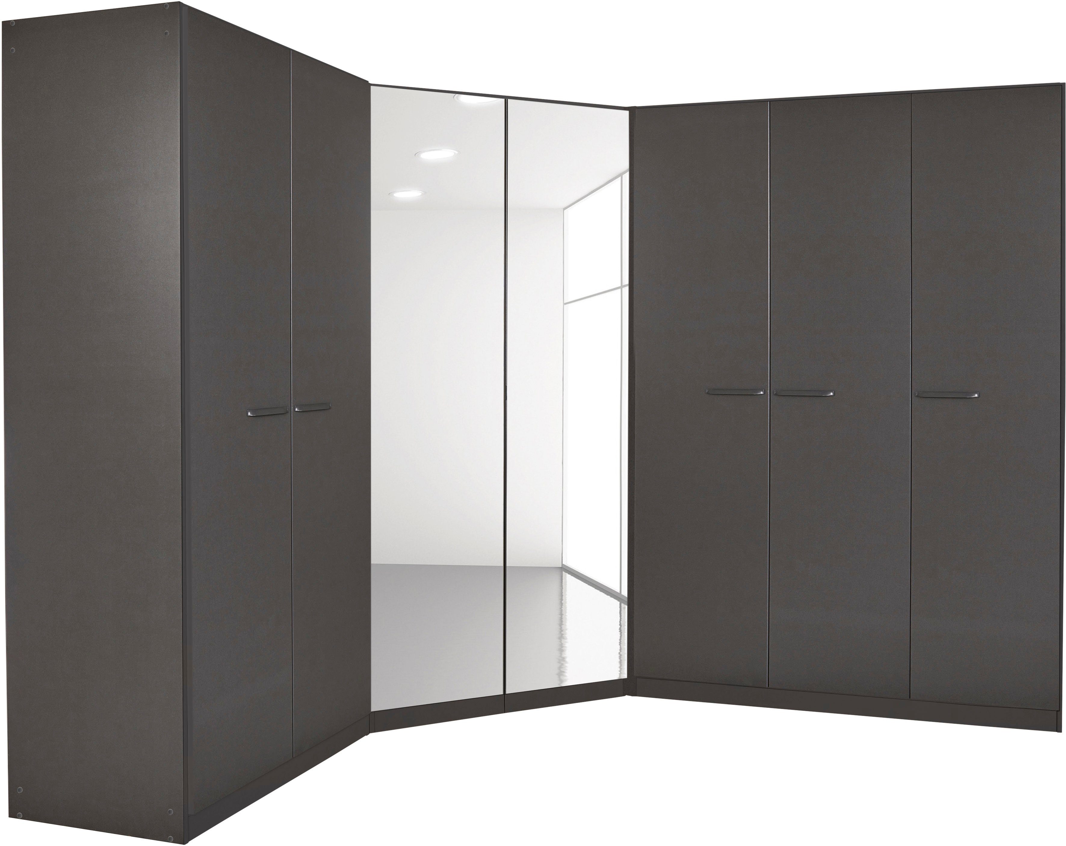 Schrank-Set Kleiderschrank Schrank Garderobe Wäscheschrank VANDOR