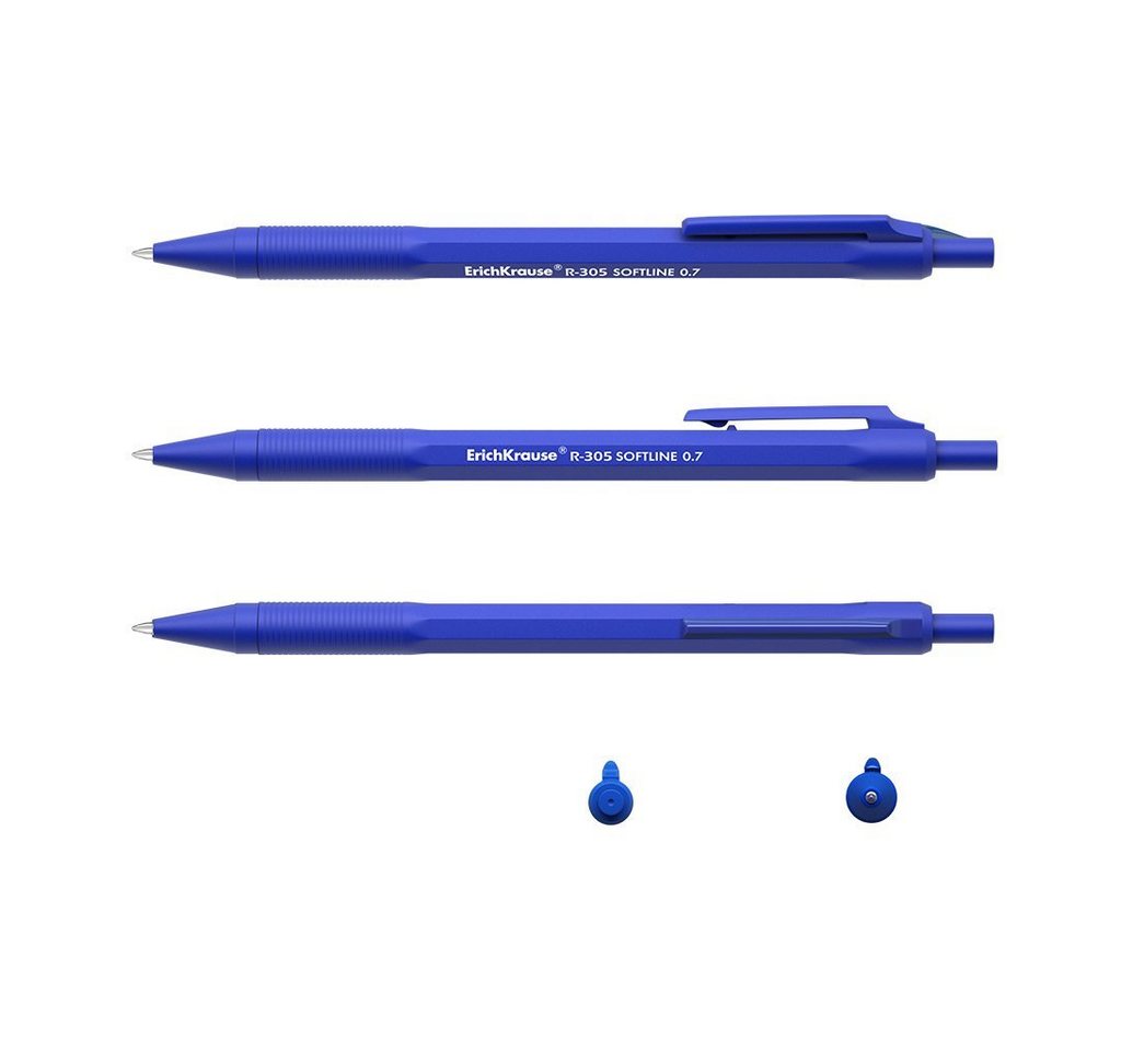 Thumbnail - Erich Krause Kugelschreiber, Druckkugelschreiber R-305 Softline 0,35mm 50er Pack Blau