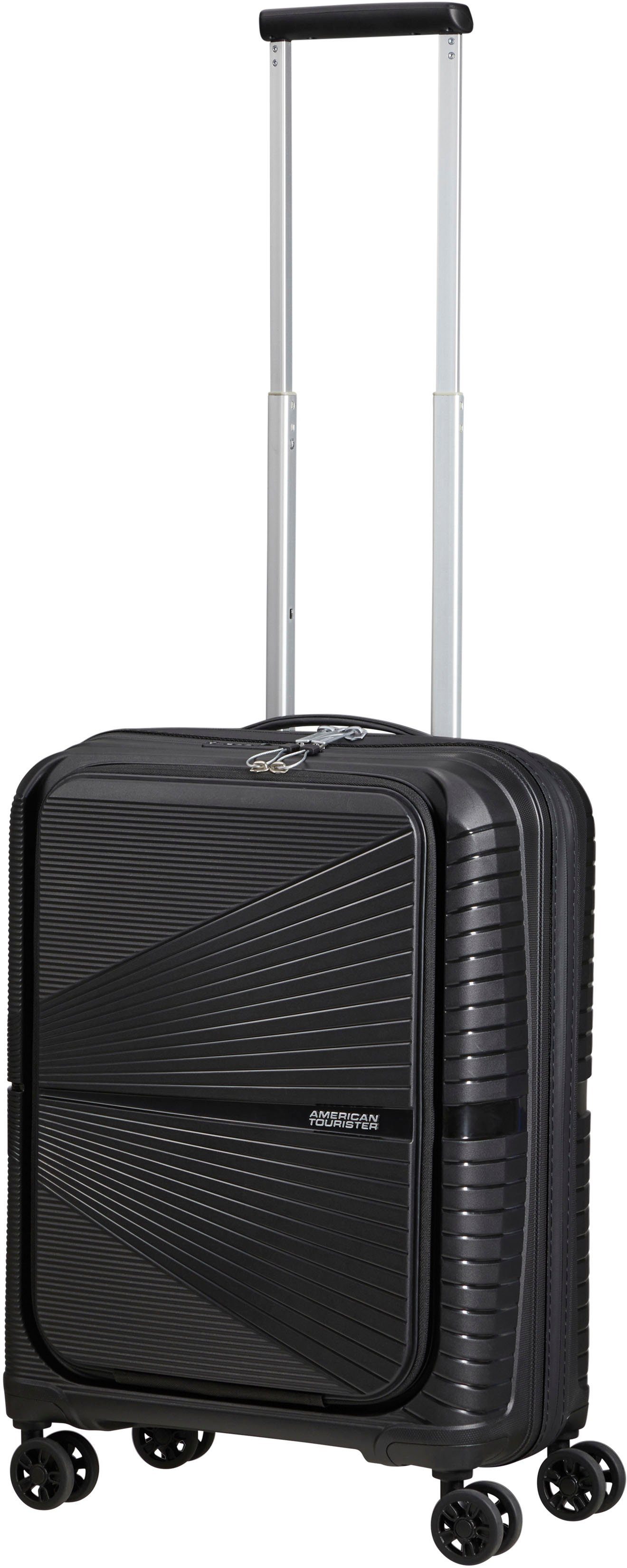 American Tourister® Hartschalen-Trolley Airconic, 55 cm (20 cm), 4 Rollen, mit 15,6-Zoll Laptopfach, Tabletfach und USB-Schleuse