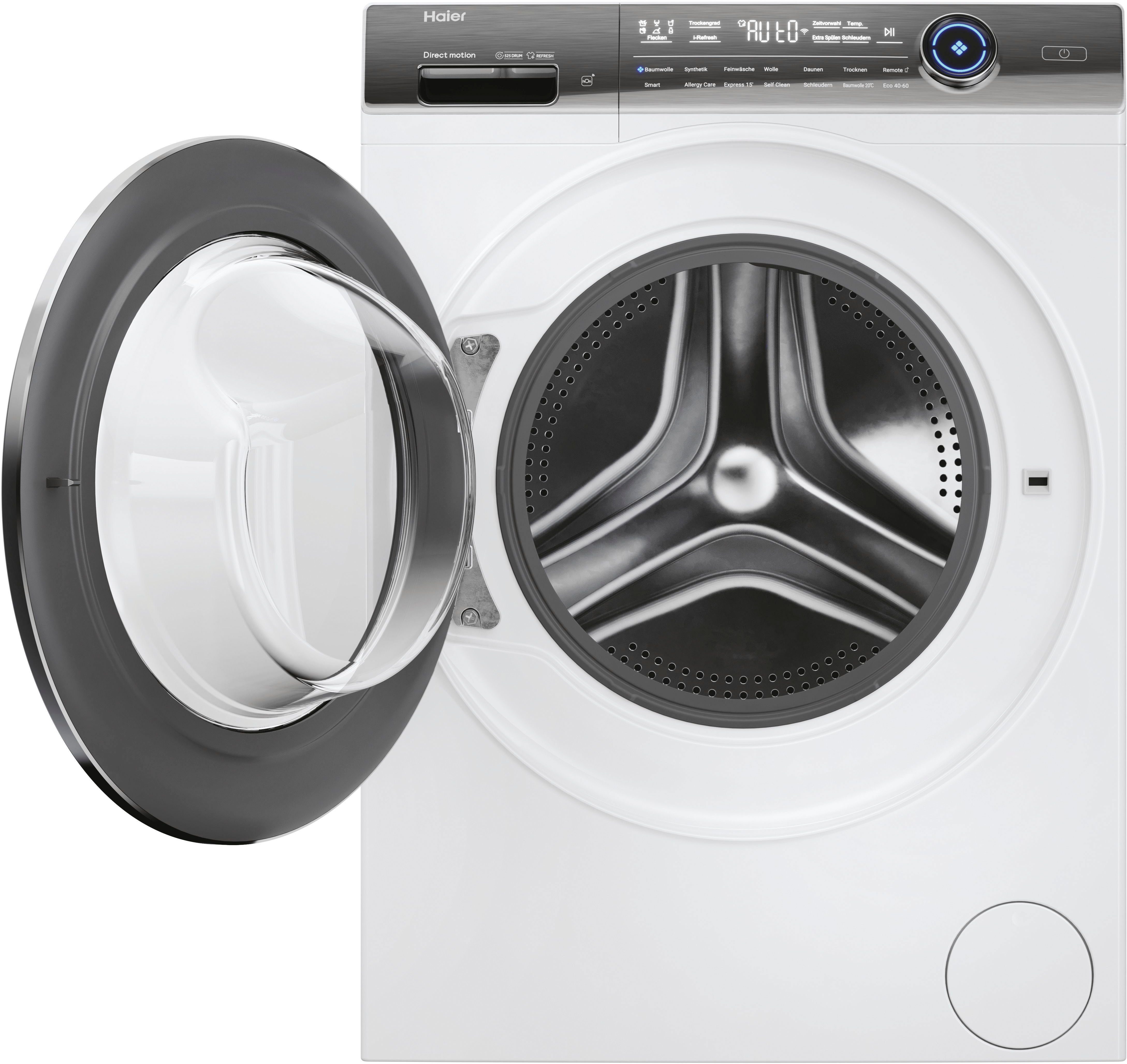 Haier Waschtrockner I-PRO 7 PLUS HWD100-BD14979U1, 10 kg, 6 kg, 1400 U/min, 10 kg, 6 kg, 1400 U/min, Flüsterleiser Motor, AutoDose – Bild 3 von 5