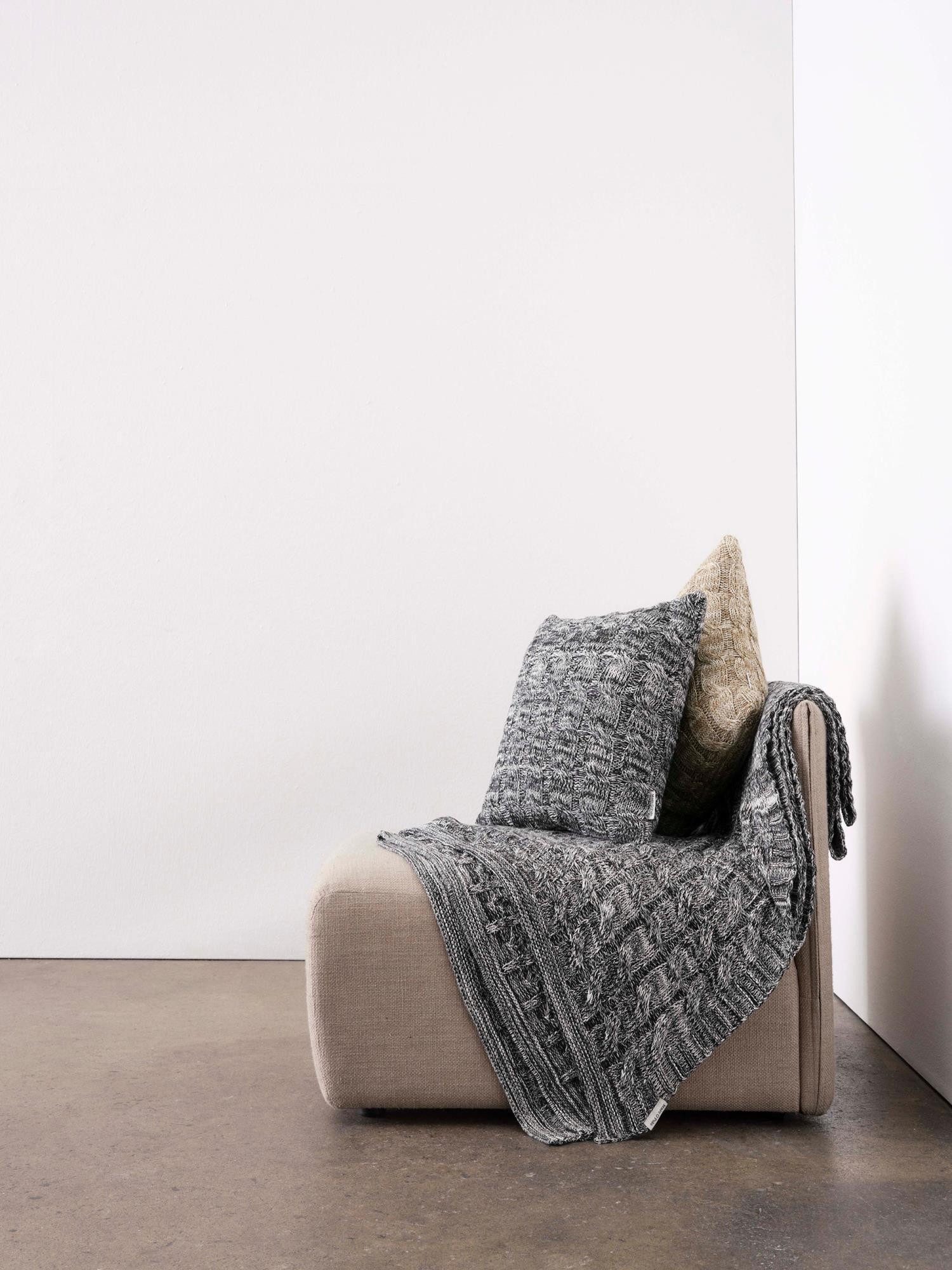 Marc O'Polo Home Dekokissen Ainaa, Aus nachhaltiger Baumwolle, gestrickt