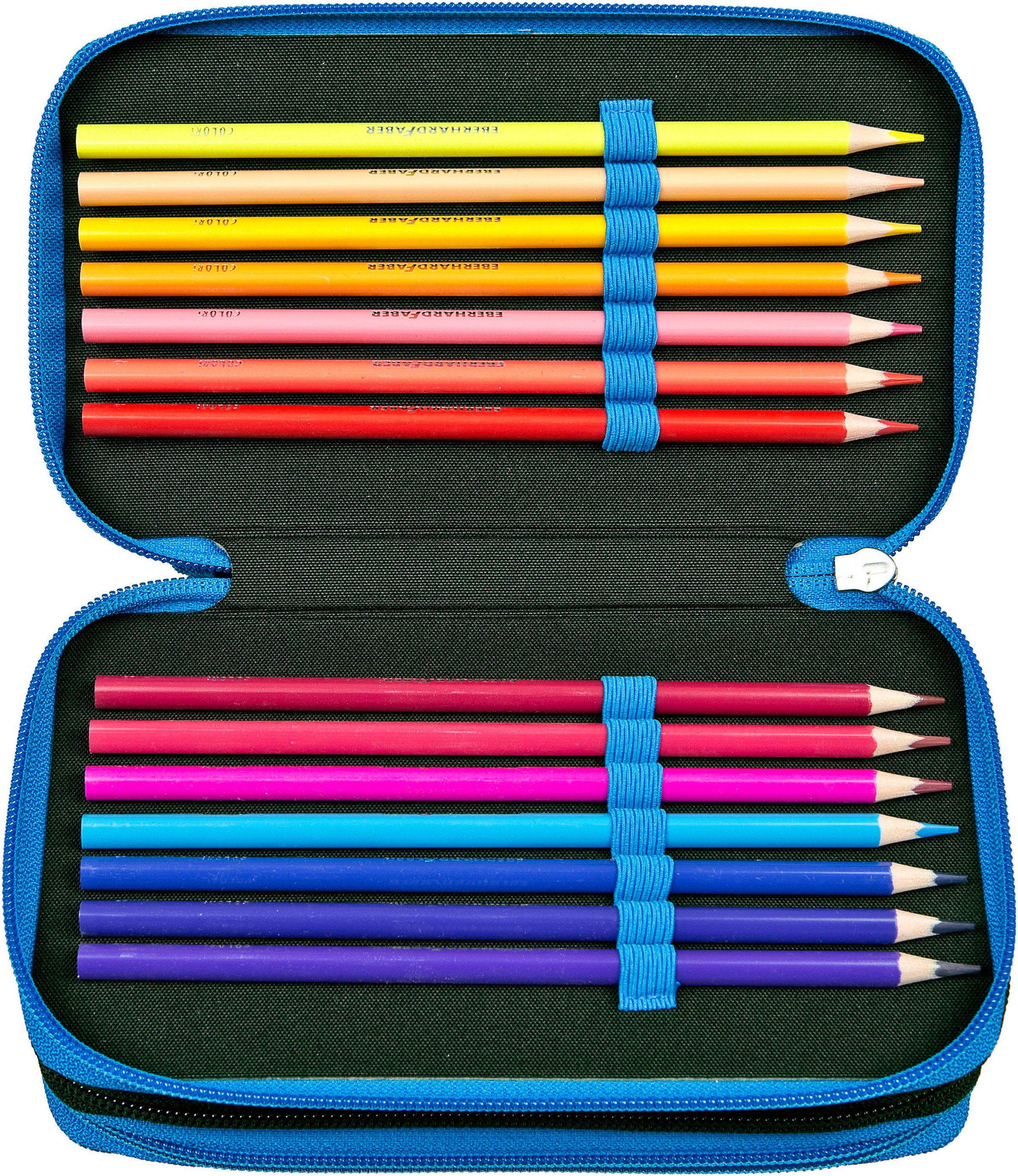 Scooli Federmäppchen Tripledecker, Super Mario, befüllt, inklusive Geodreieck