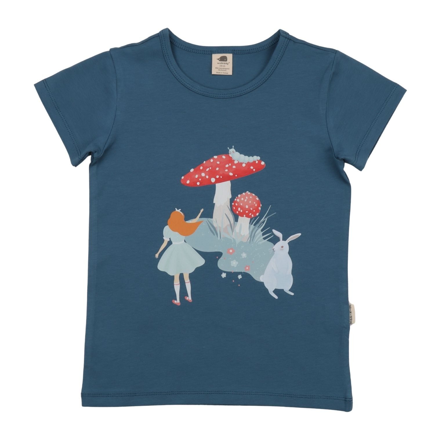Walkiddy T-Shirt Walkiddy Wonderland Kinder Bio Baumwolle GOTS Dark Blue Bio Baumwolle,GOTS, Kinderbekleidung,nachhaltige Klamotten,T-Shirt