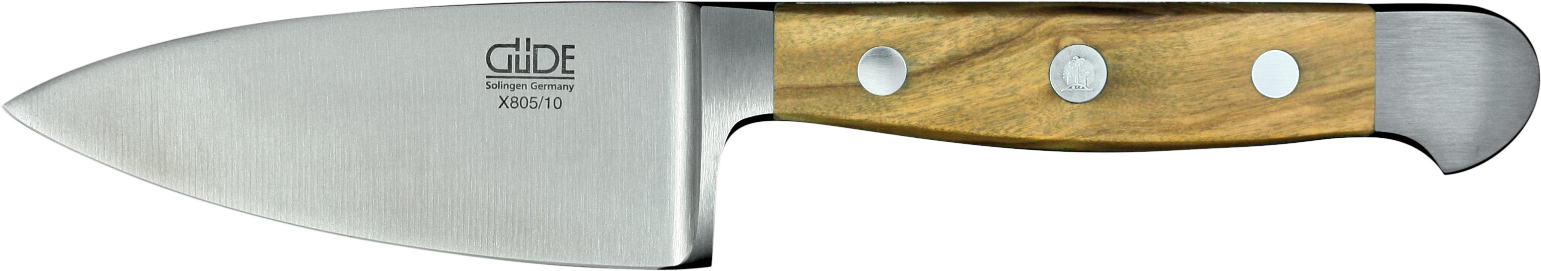 Güde Messer Solingen Käsemesser Güde Alpha Hartkäsemesser 10cm Olivenholz