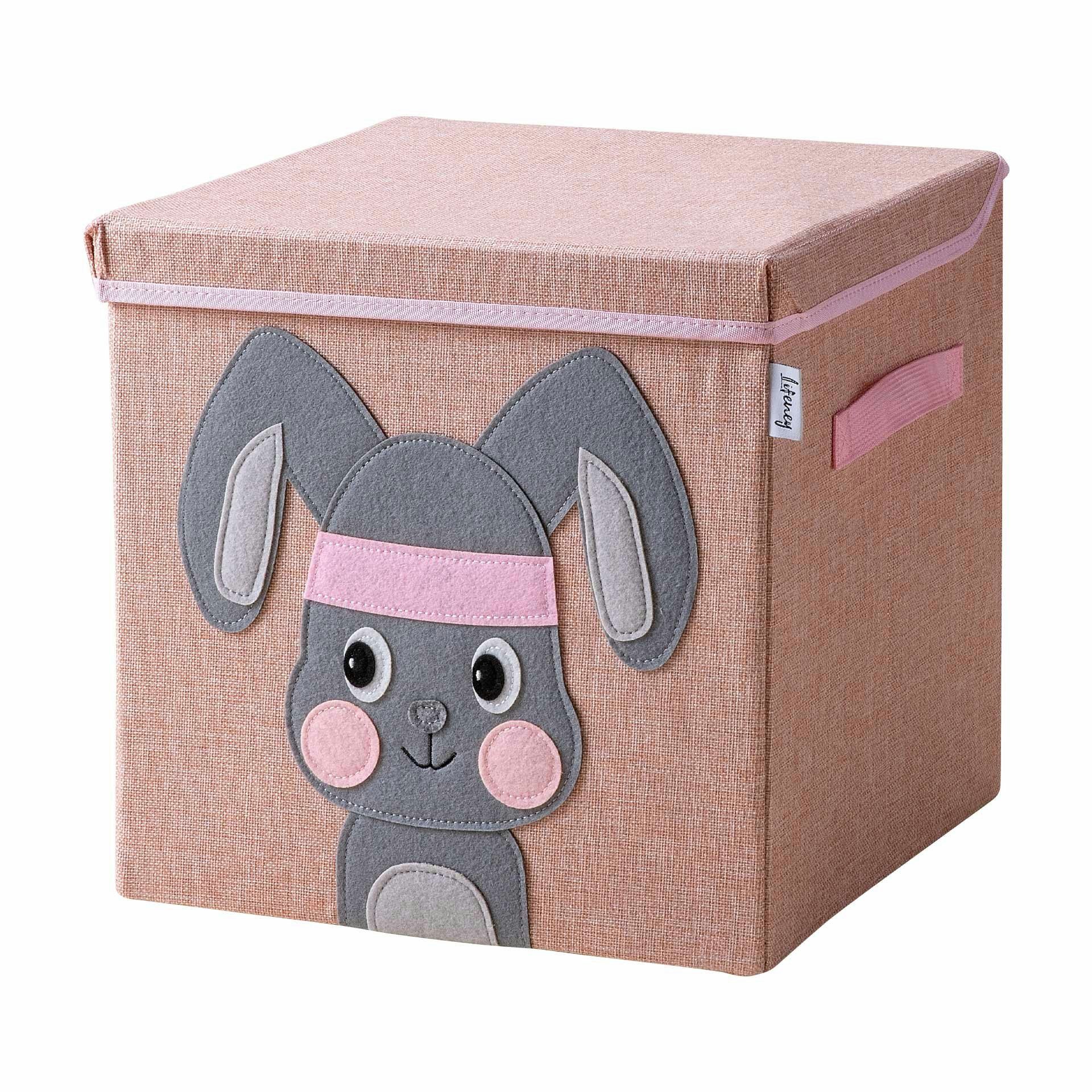Lifeney Faltbox Aufbewahrungsbox mit Deckel Hase günstig online kaufen