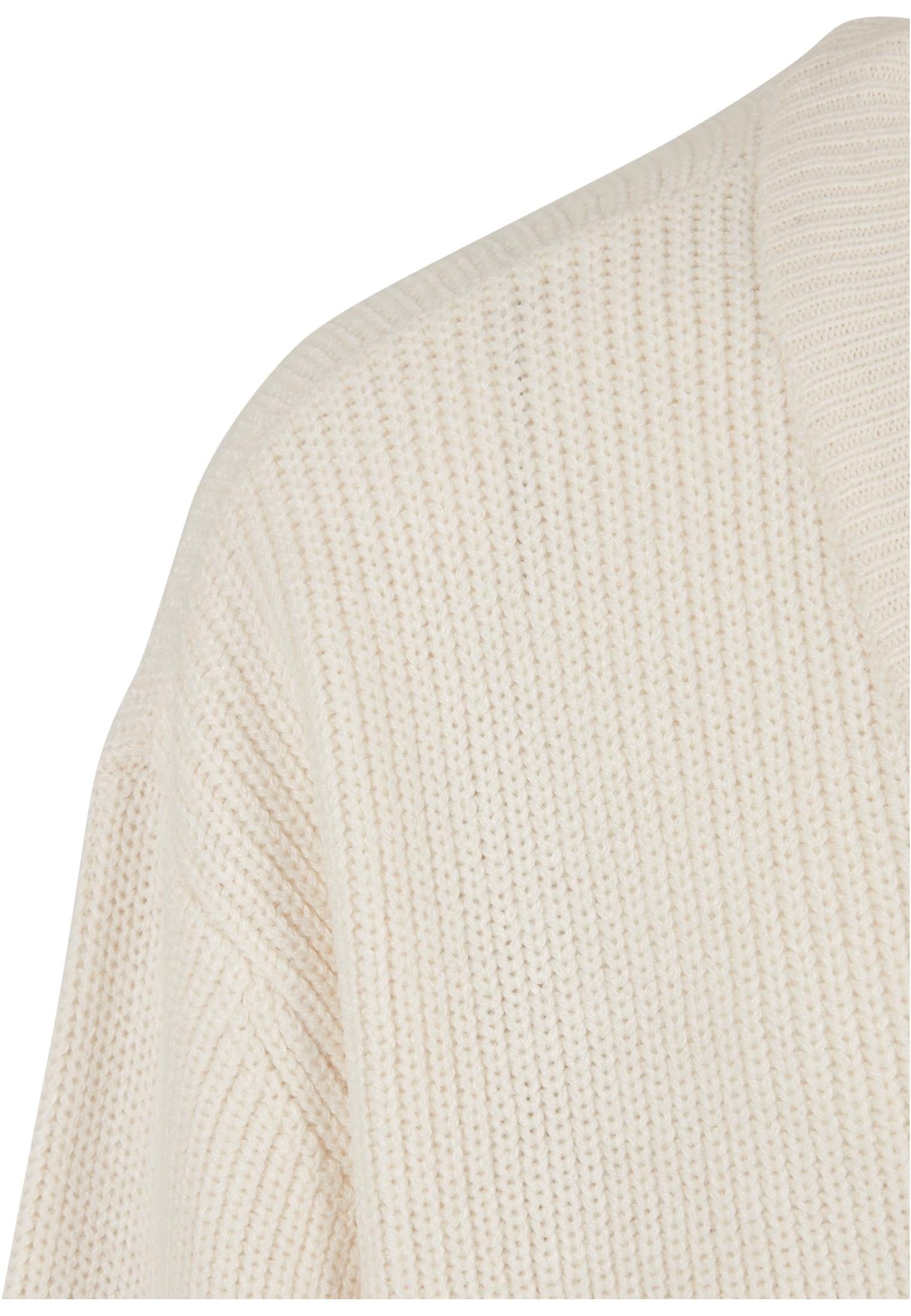 URBAN CLASSICS Fleece (1-tlg) Hooded Strickjacke whitesand Micro Jacket Herren