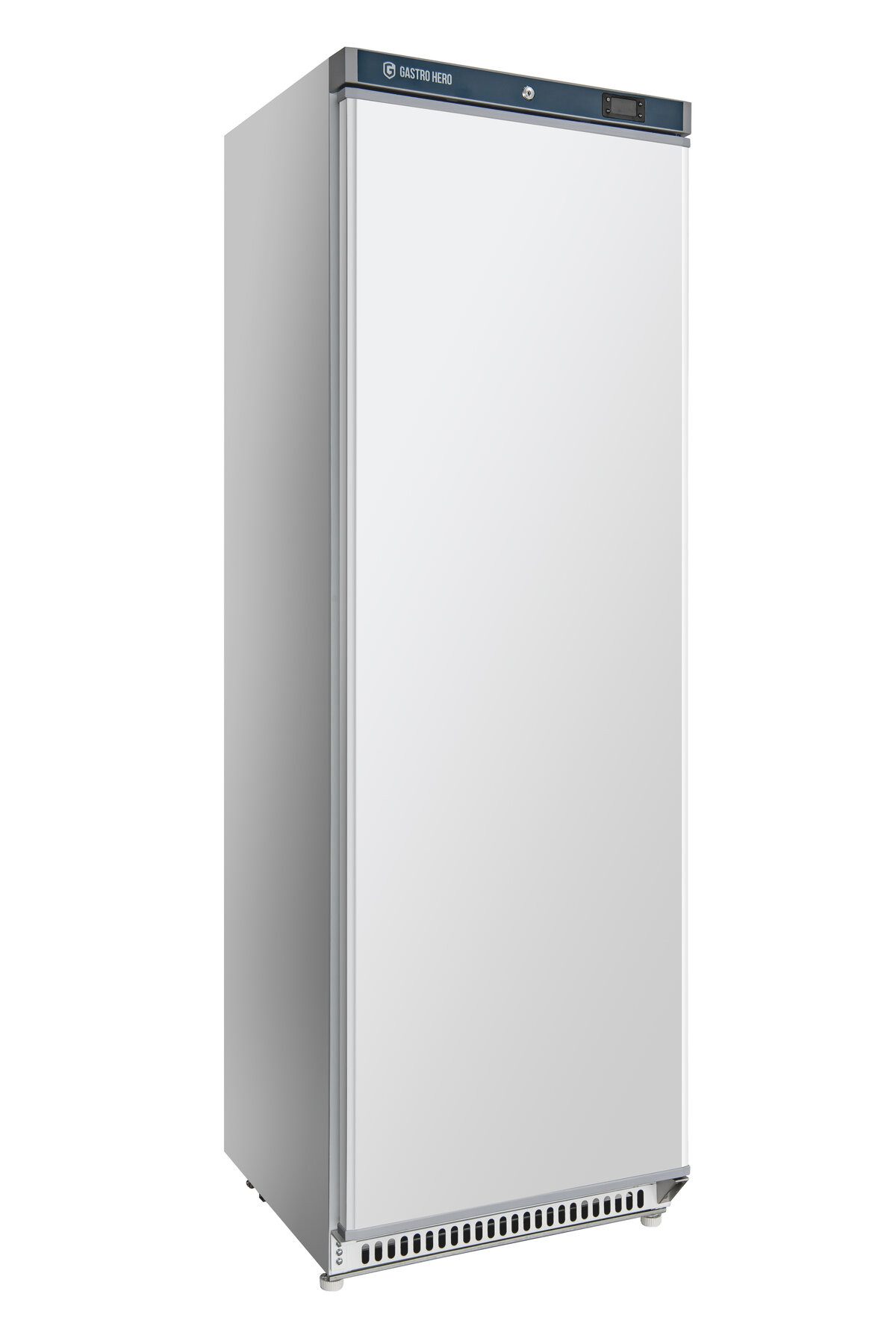 GastroHero Gefrierschrank Lagertiefkühlschrank ECO 400 336 Liter Weiß Umluftkühlung LTSE400, 187.5 cm hoch, 60 cm breit, kompakte Bauweise für kleinere Lager- und Küchenbereiche