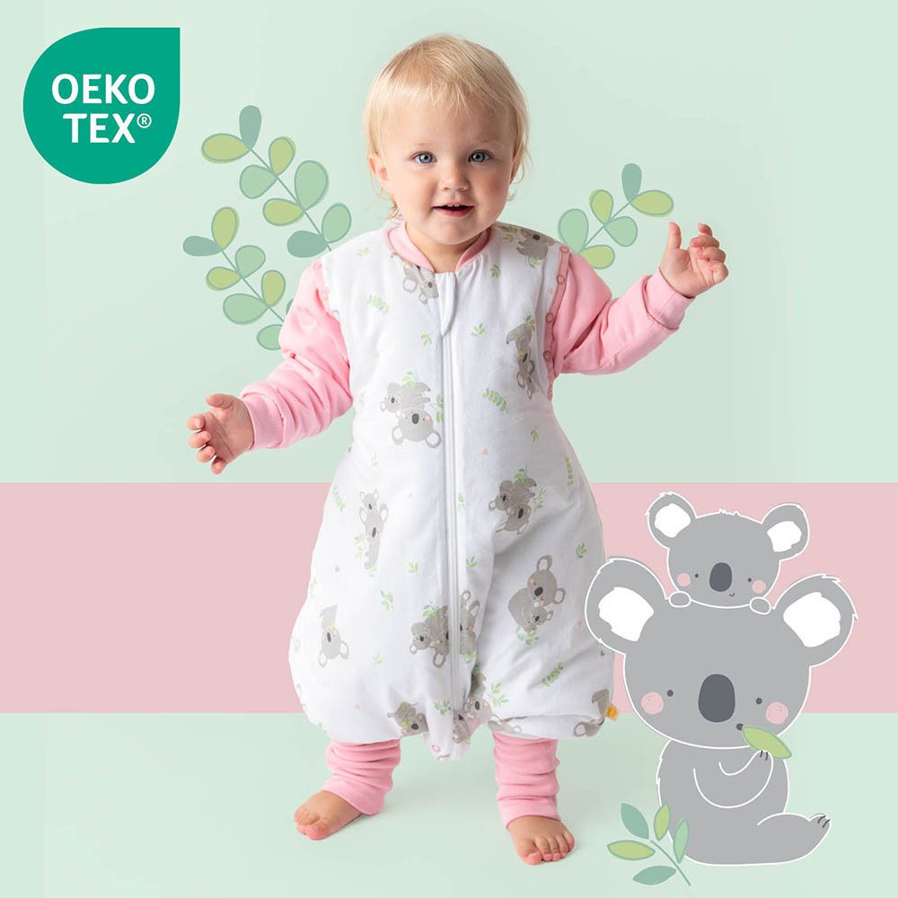 Schlummersack Kinderschlafsack Schlafsack mit Füßen und umklappbaren Bündchen, 3.5 Tog – Bild 2 von 5