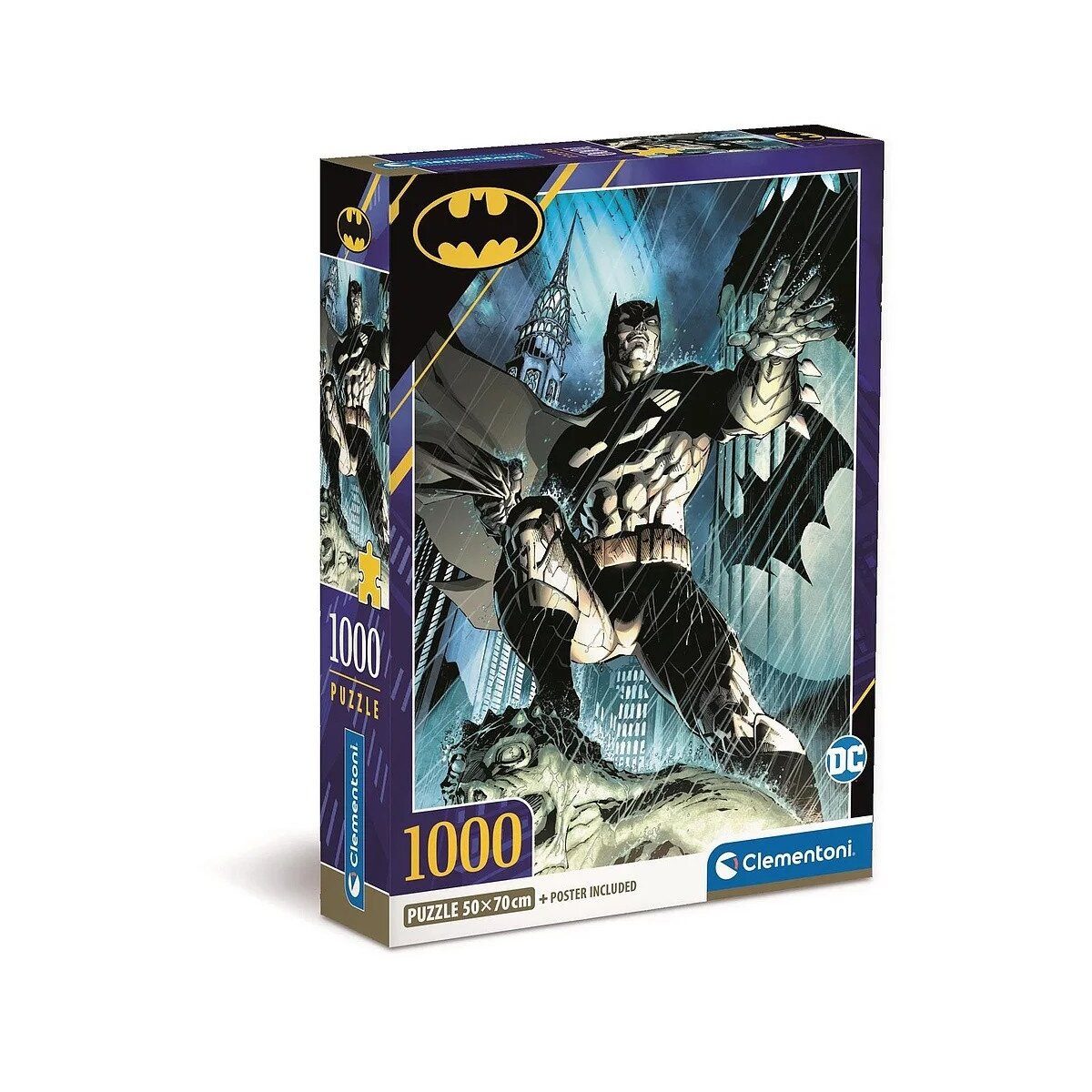 Batman Lernspielzeug Batman Rainy 1000-teiliges Compact Puzzle Clementoni