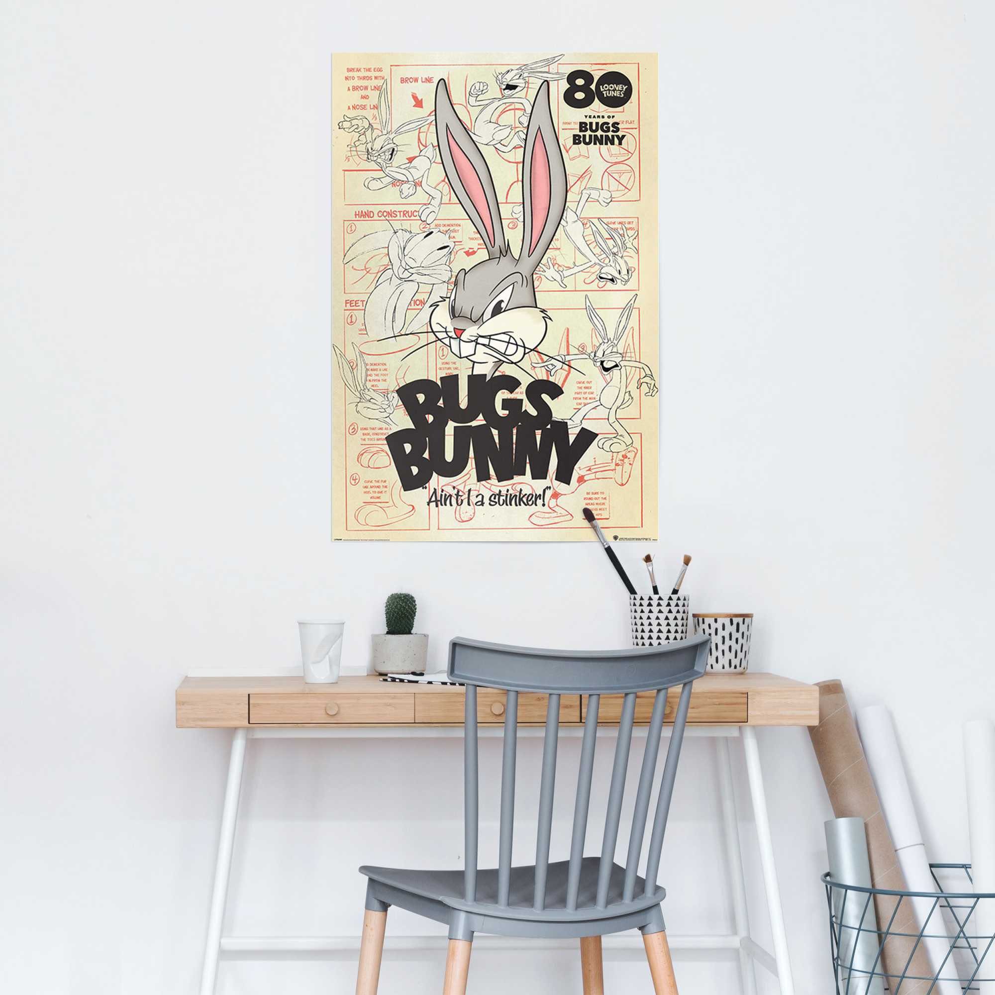 Reinders! Poster »Bugs Bunny ait I a stinker Looney Tunes - Warner Bros - Hase«, (1 Stück)-HomeTrends