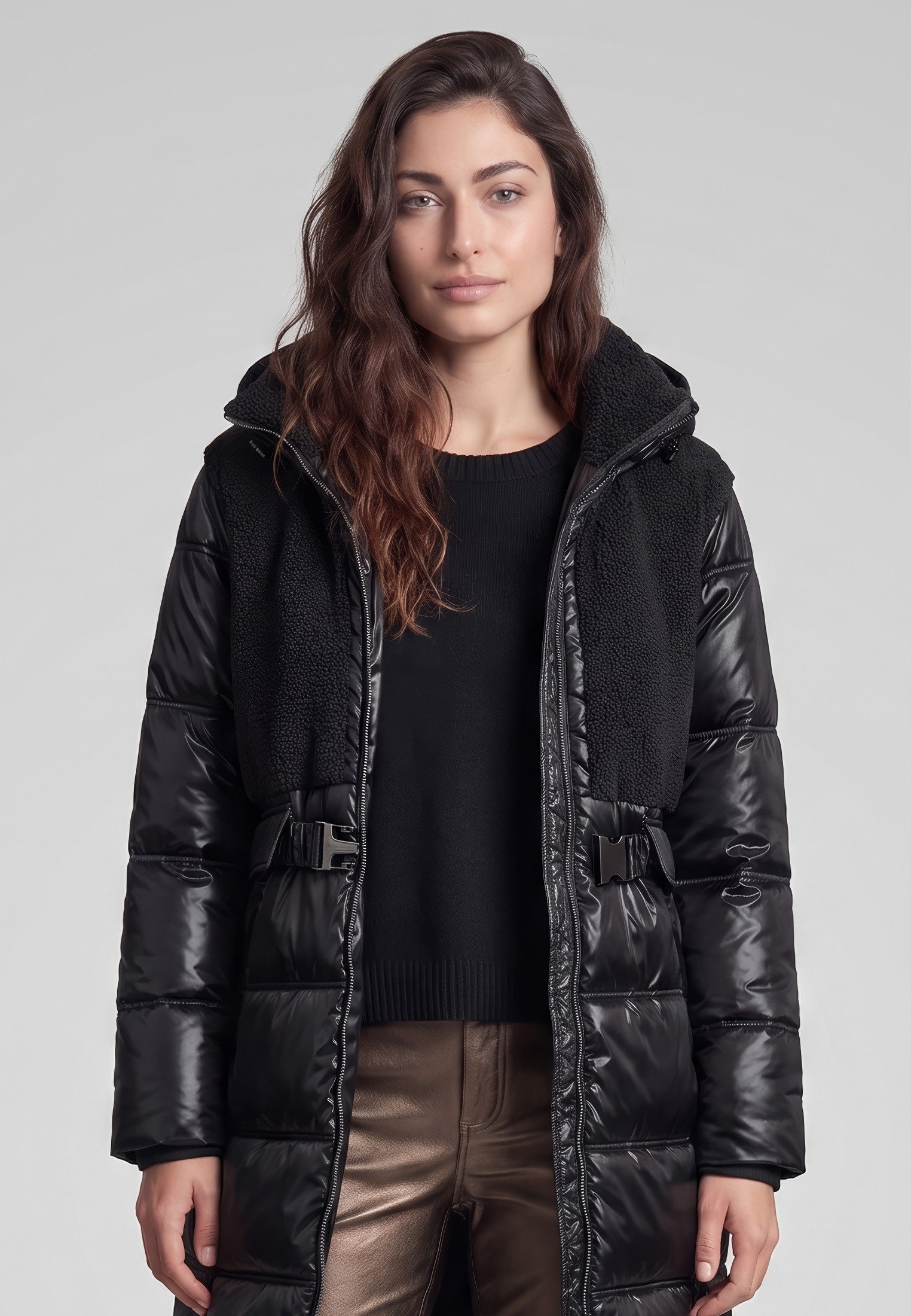 MARC AUREL Outdoorjacke mit Taillengürtel