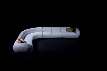 JVmoebel Ecksofa Polster Textil L-Form Sofa Wohnzimmerecke Relax Couch, Made in Europe