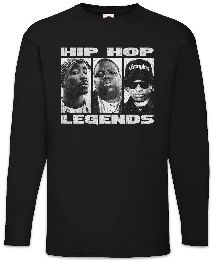 Langarmshirt Hip Hop Legends Langarm T-Shirt Rap Gangster Legenden Heroes Rapper