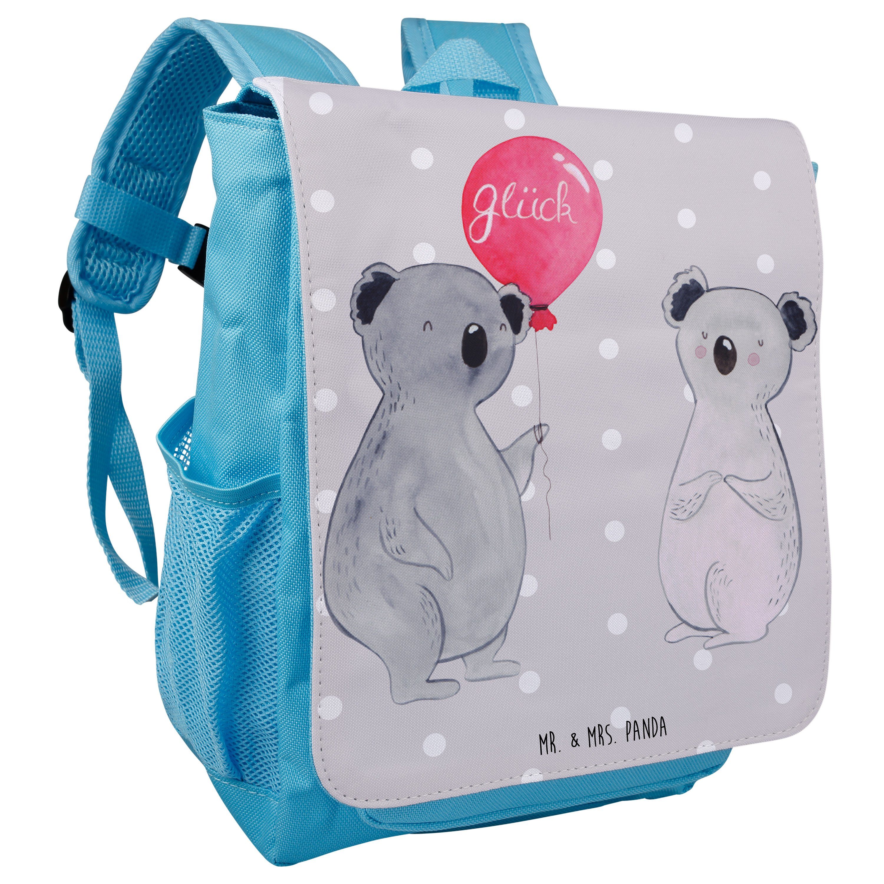 Kids, & Kin Koala Panda Rucksack Mr. Luftballon - Grau - Jungen Mrs. Kinderrucksack Pastell Geschenk,