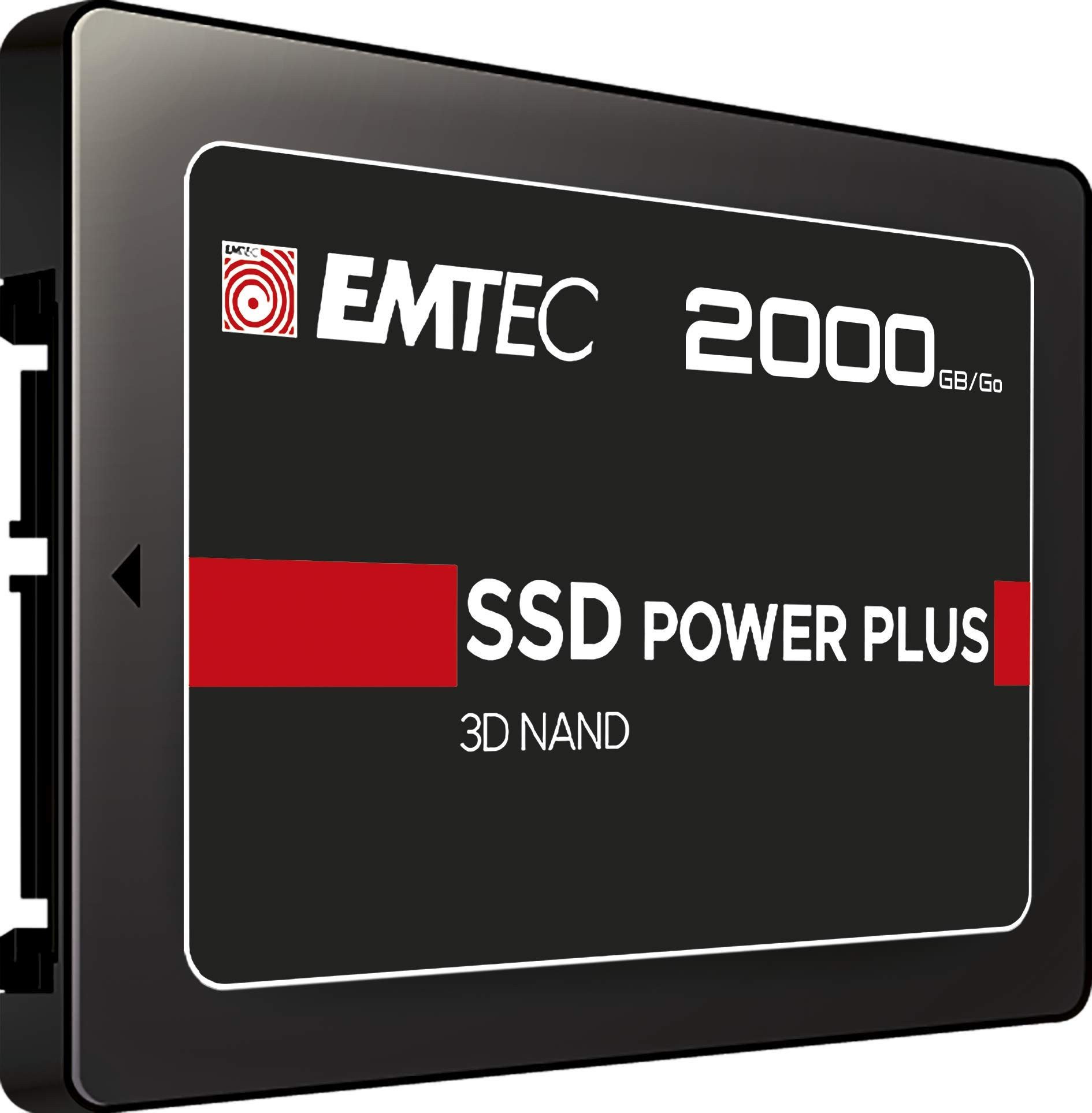 EMTEC EMTEC X150 SSD Power Plus 2 TB HDD-Festplatte, 2 TB interne SATA III SSD, hohe Transferrate