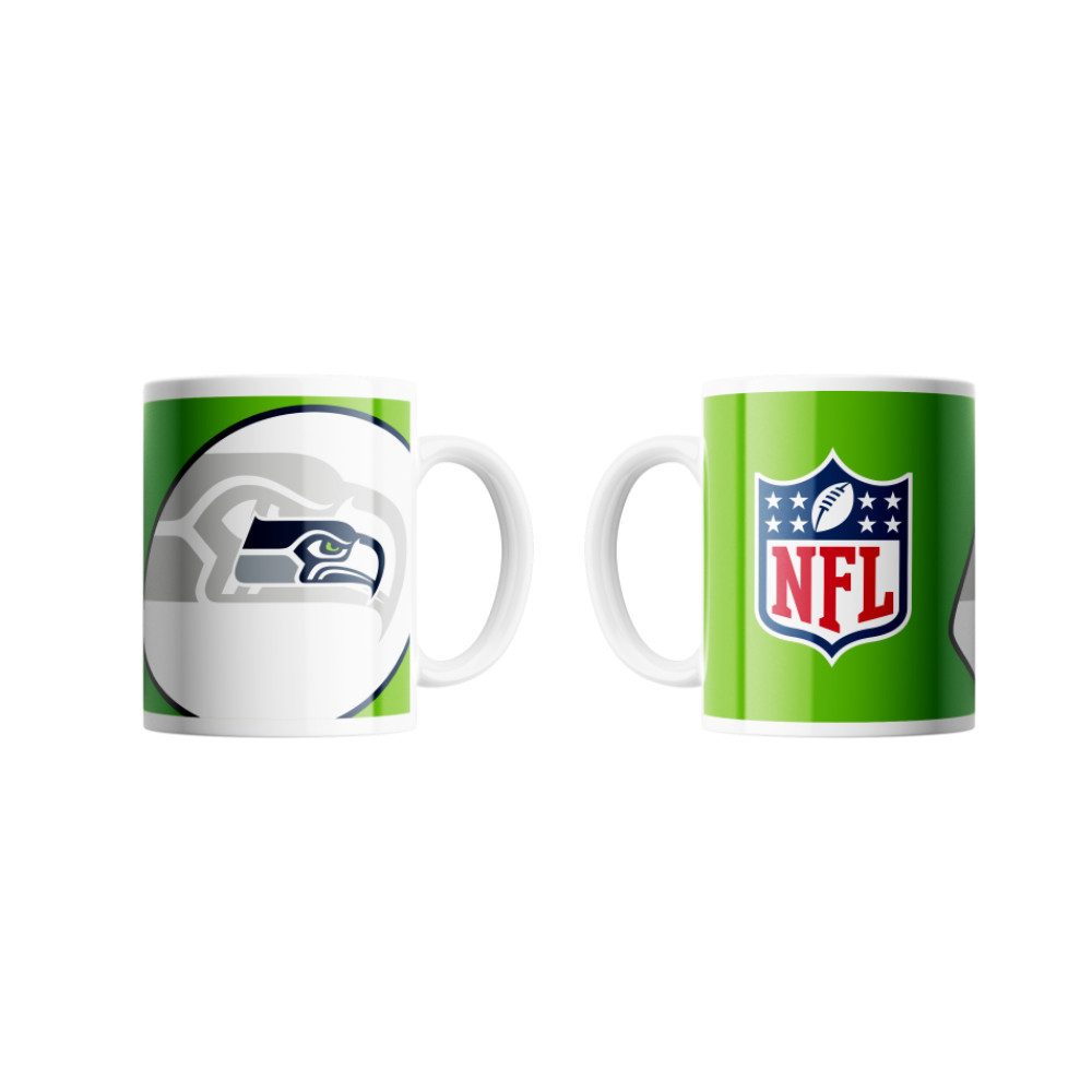 Seattle Seahawks Seattle Seahawks Mug Shadow Logo & Shield, Keramik