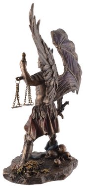 Vogler direct Gmbh Dekofigur Dämon mit Schwingen "Urteil des Nephelim" - by Veronese, Details wurden von Hand bronziert, LxBxH ca. 21x11x26cm