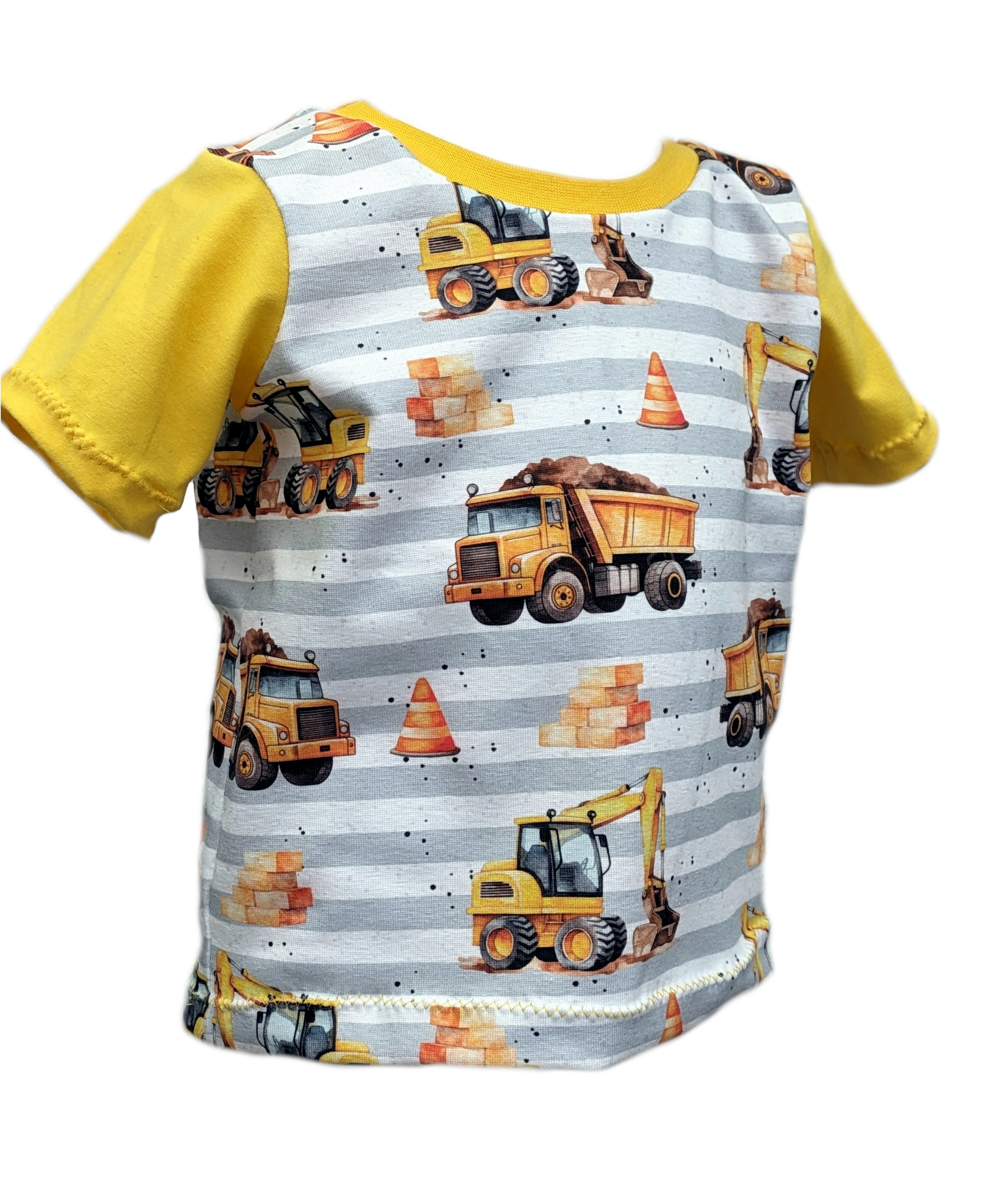 Corileo Kurzarmshirt Baby / Kinder Kurzarmshirt Baumaschinen Kindershirt Bagger