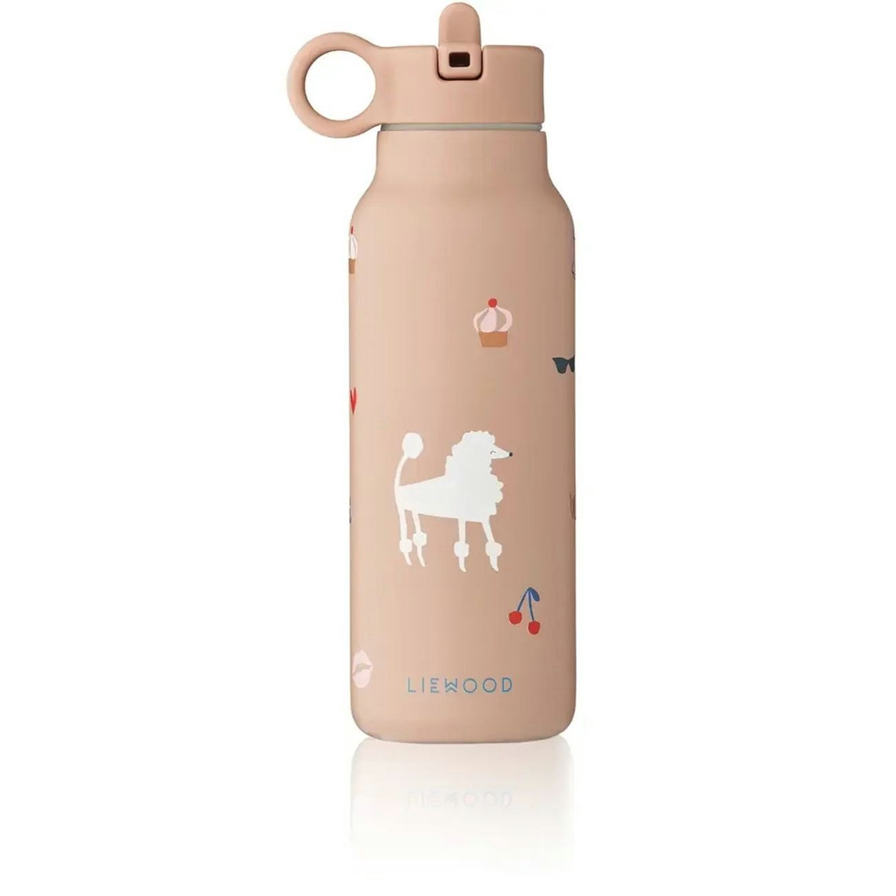 Liewood Kinderbecher Liewood Falk Wasserflasche Kinder - Paris / Blasse Toskana, 350 ml, recycelter Edelstahl, 350 ml, isoliert, aus recyceltem Edelstahl