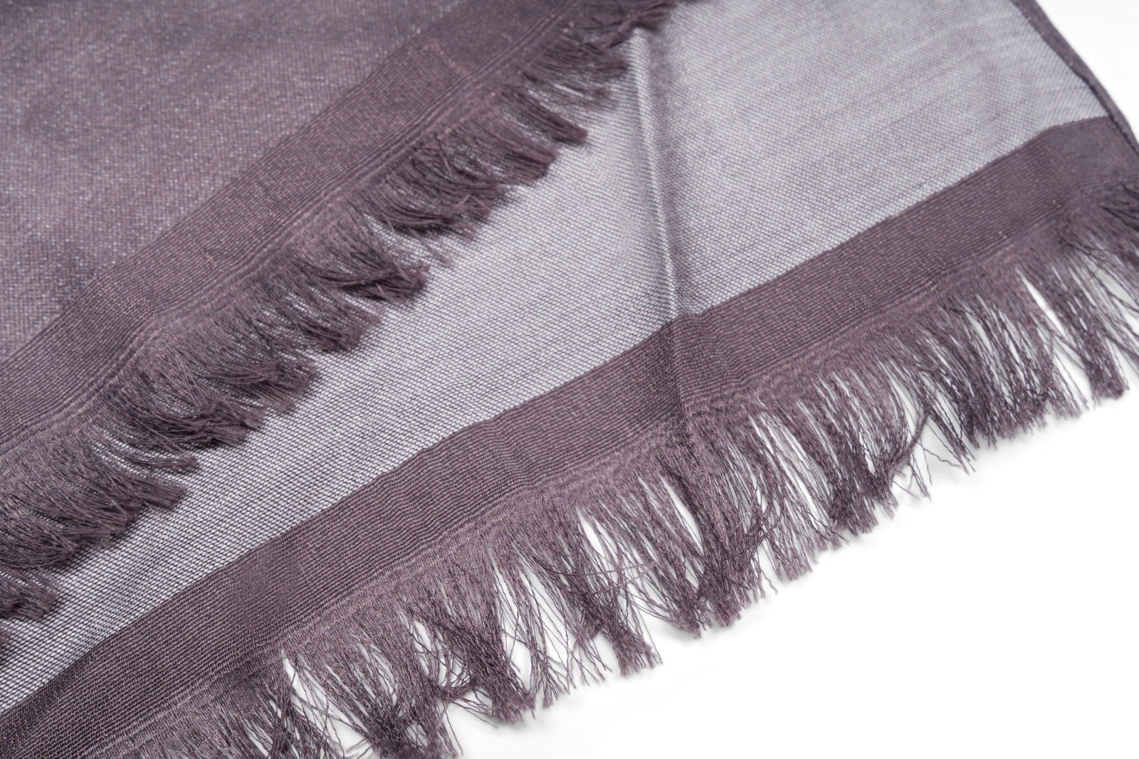 Taupe-Grau (1-St), Edler Quadratischem Muster Schal mit styleBREAKER Modeschal,