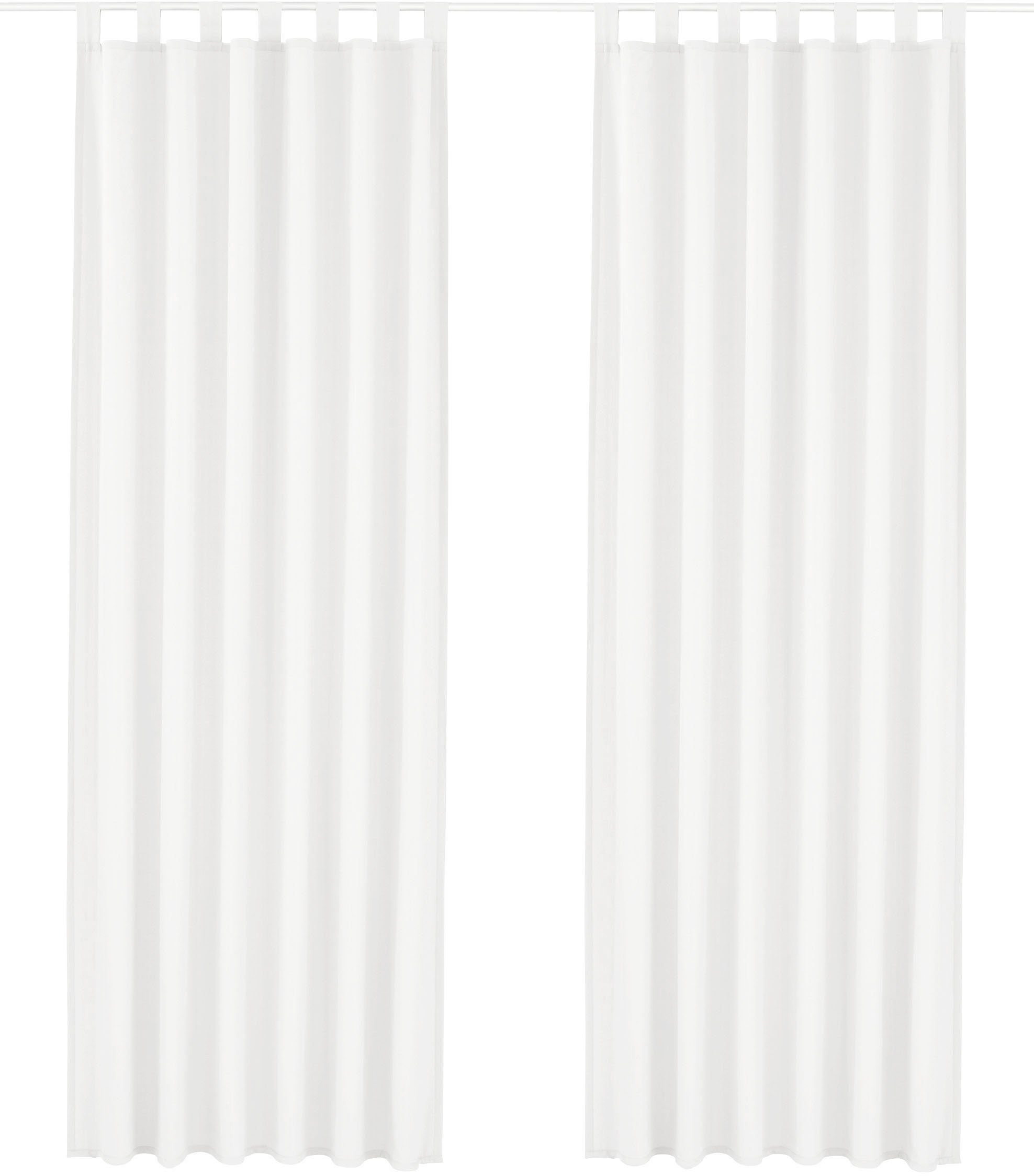 my home Vorhang Raja (2 St), Schlaufen, blickdicht, Polyester, 2er-Set, Bes günstig online kaufen