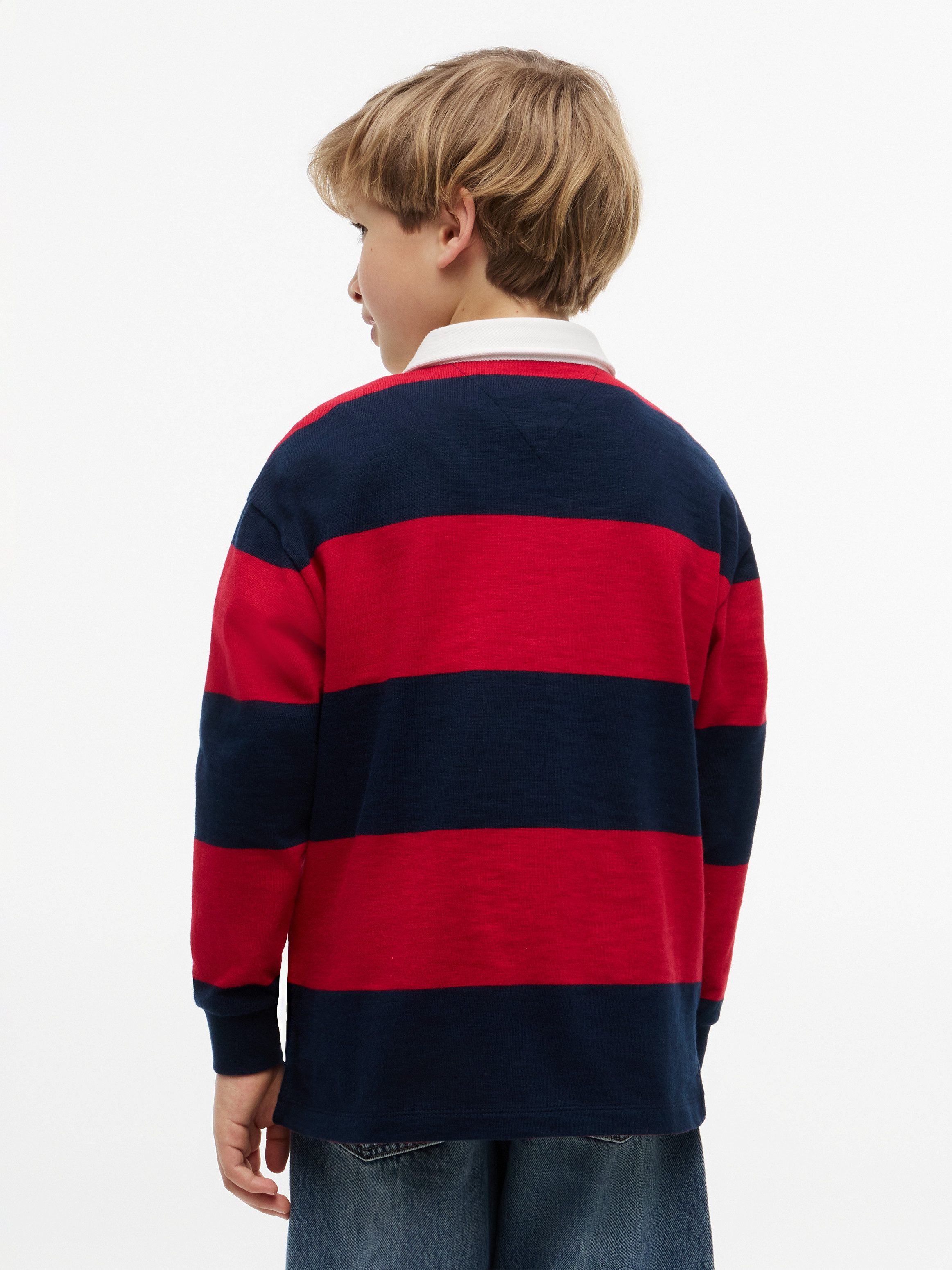 Tommy Hilfiger Langarm-Poloshirt Kinder bis 16 Jahre – Bild 4 von 5