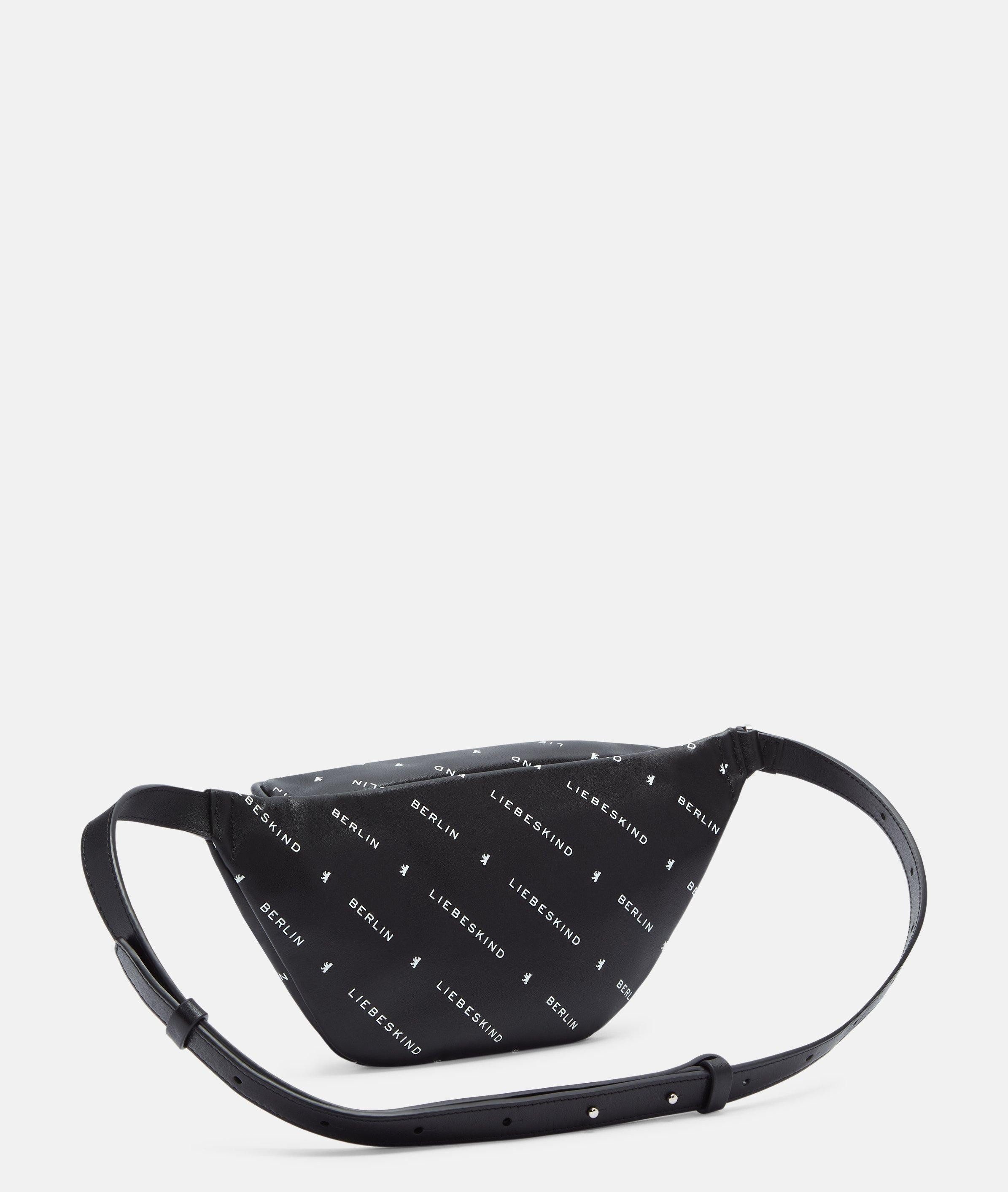 Liebeskind Berlin Gürteltasche Monogram Belt-Bag M, Gürteltasche aus Nappaleder mit Liebeskind Berlin Schriftzug