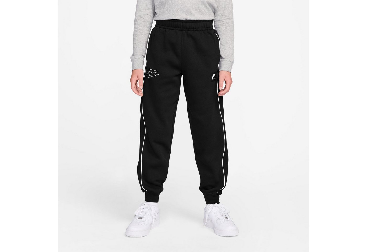 Nike Sportswear Sporthose K NK AIR FLC JGGR für Jugendliche, mit sportlichem Schnitt, aus Baumwolle und Polyester
