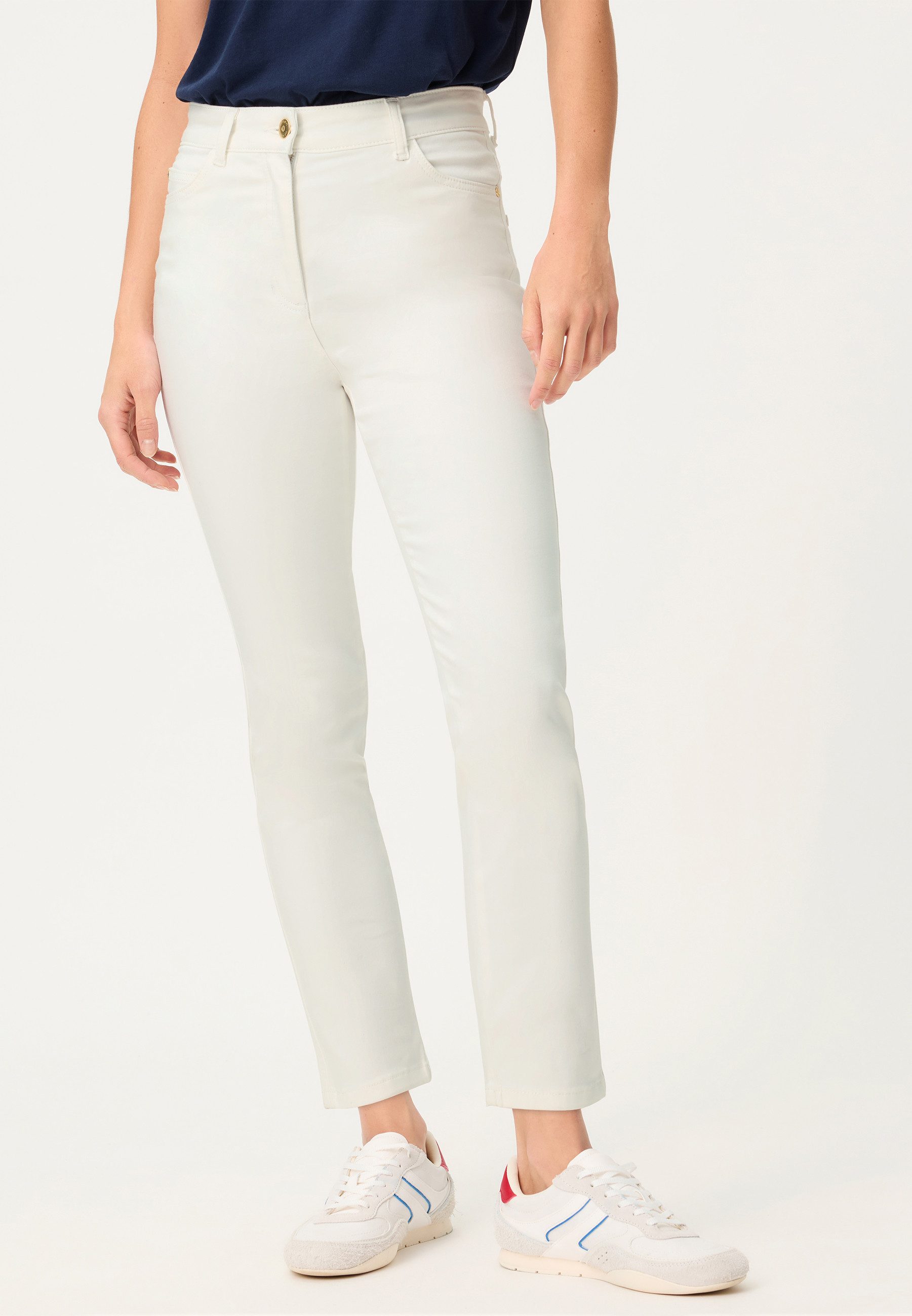 Olsen Stoffhose in Cropped-Länge