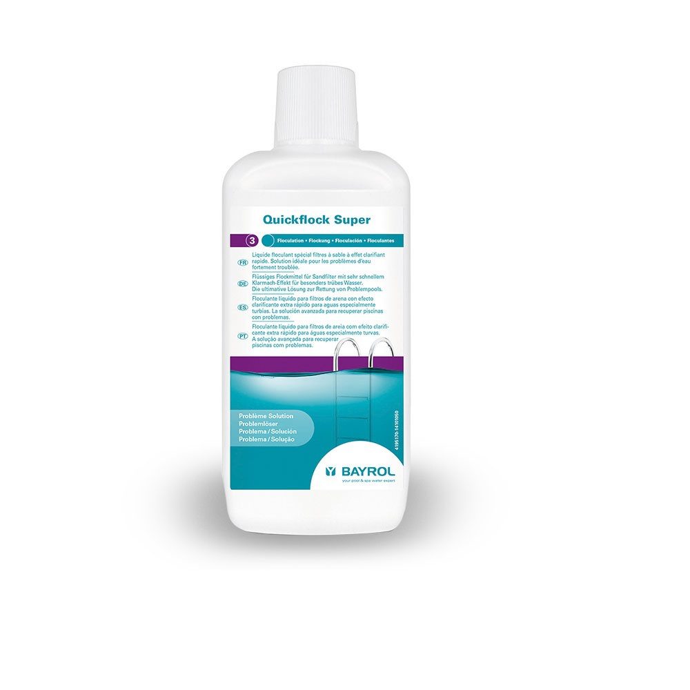 Bayrol Poolpflege Bayrol Klares Poolwasser Quickflock Super 1 L