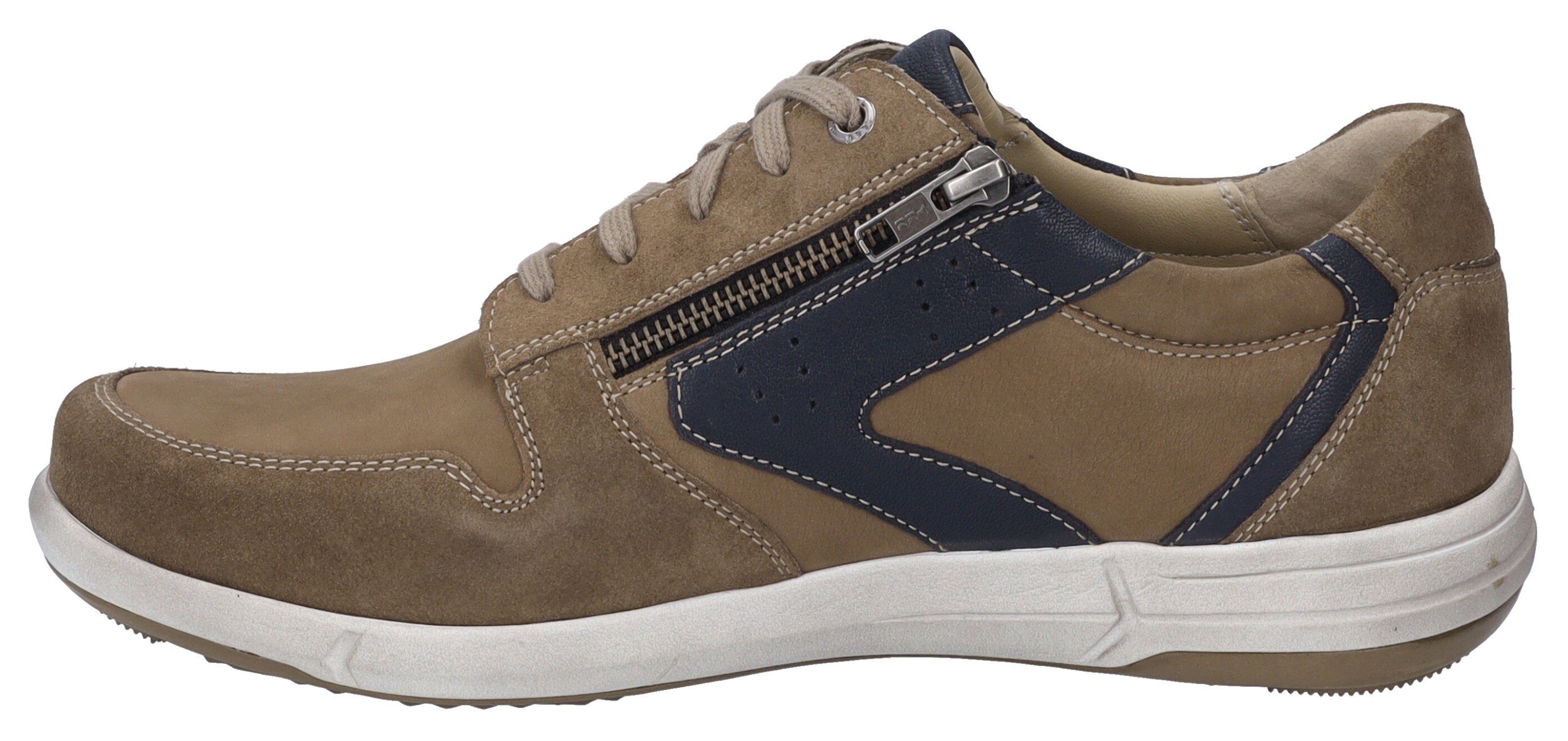 Josef weiter taupe-blau Enrico 20 Sneaker mit Passform Seibel