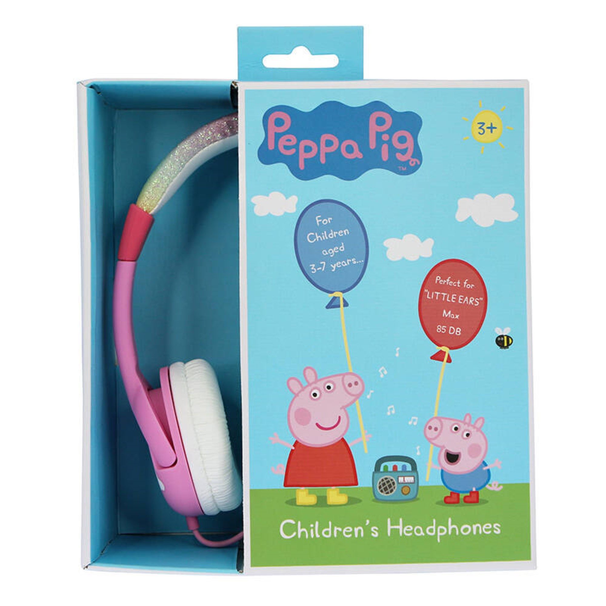 OTL Kabelgebundene Kopfhörer für Kinder Pig Peppa Glitzer pink Kinder-Kopfhörer