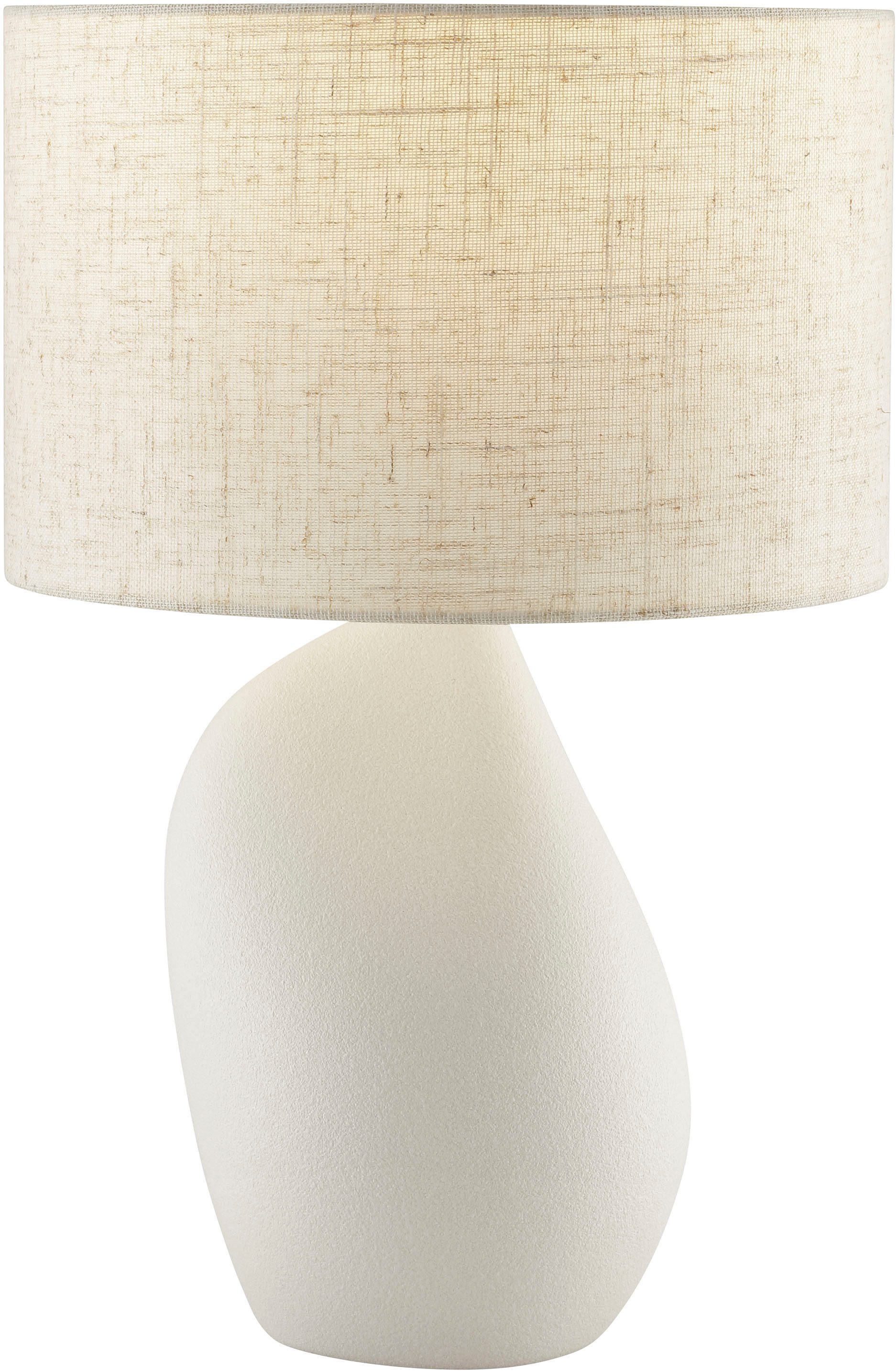 OTTO home Tischleuchte Nyllor, ohne Leuchtmittel, Keramikfuß organische For günstig online kaufen