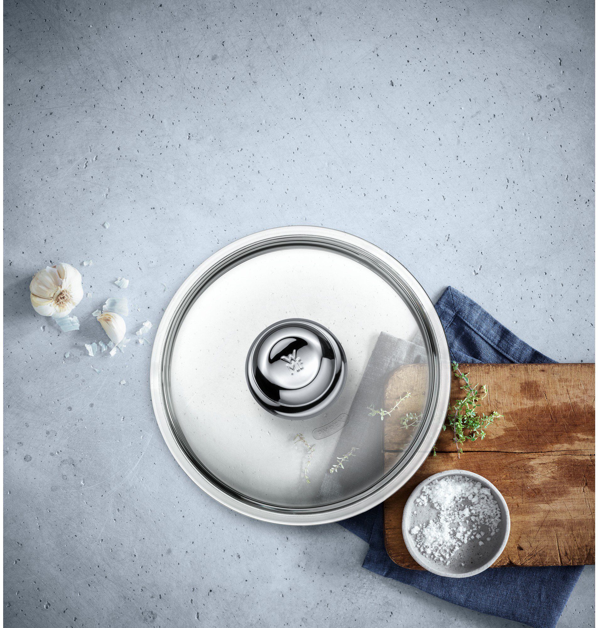 WMF Pfannendeckel, (1-tlg), Griff aus Edelstahl