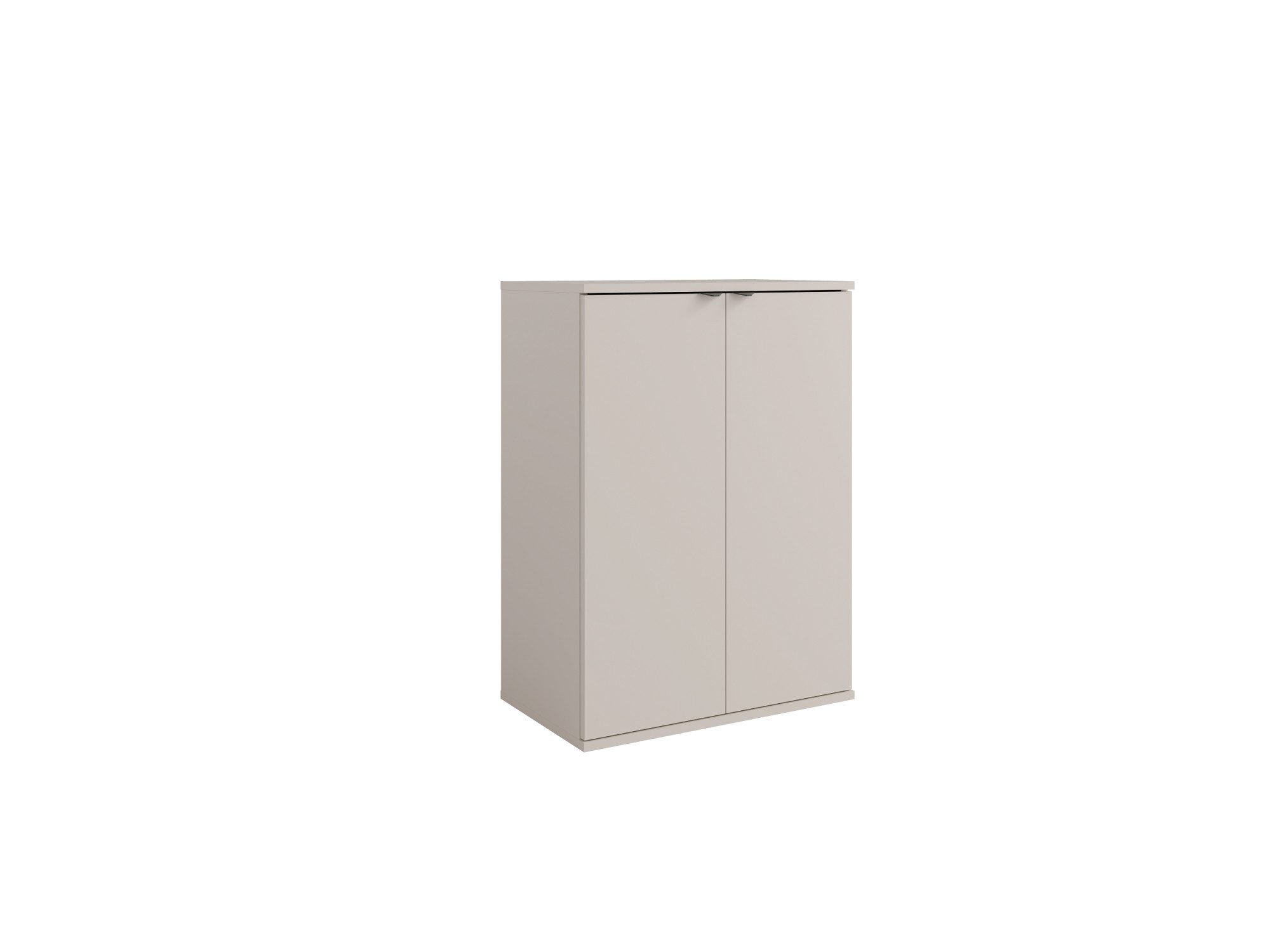 OTTO home Kommode THALIAANA Sideboard mit 2 Türen, modernes Design, Breite 60 cm, Schrank in 3 Farben erhältlich, schwarze Metallgriffe, viel Stauraum – Bild 2 von 5