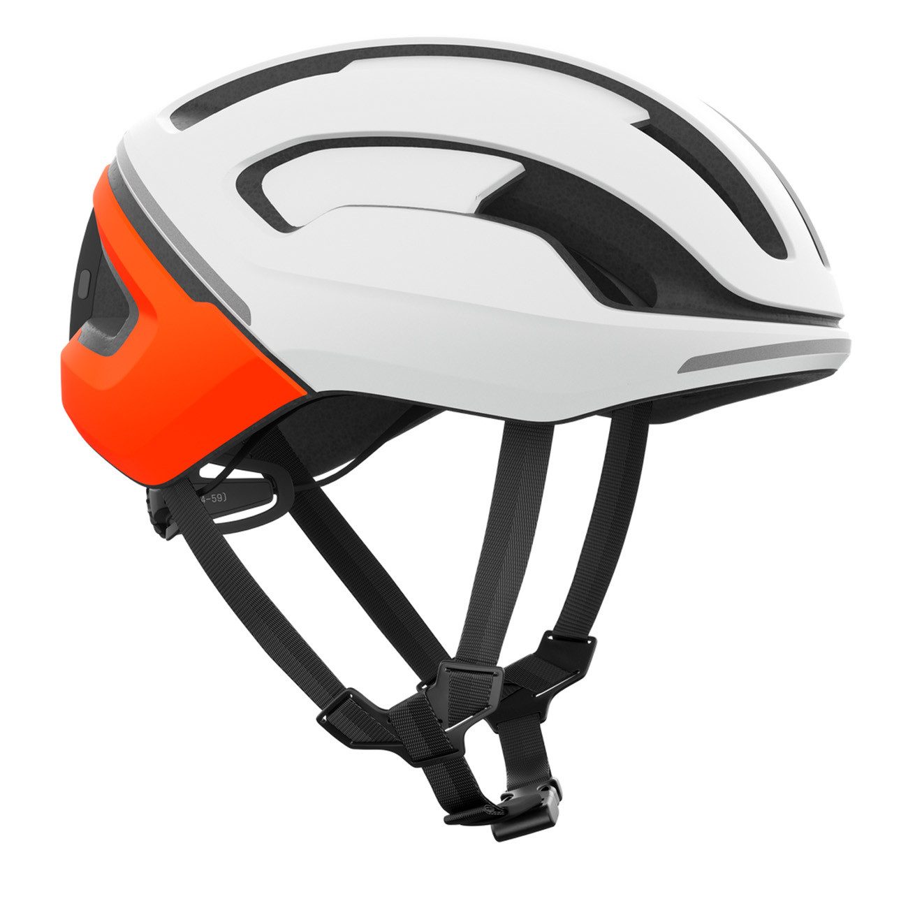 POC Fahrradhelm POC Omne Beacon MIPS Hydrogen White Fluo Orange L