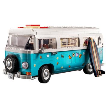LEGO® Spielbausteine Volkswagen T2 Campingbus, (2207 St., 10279), Camper Van, Bulli, Icons, Creator Expert