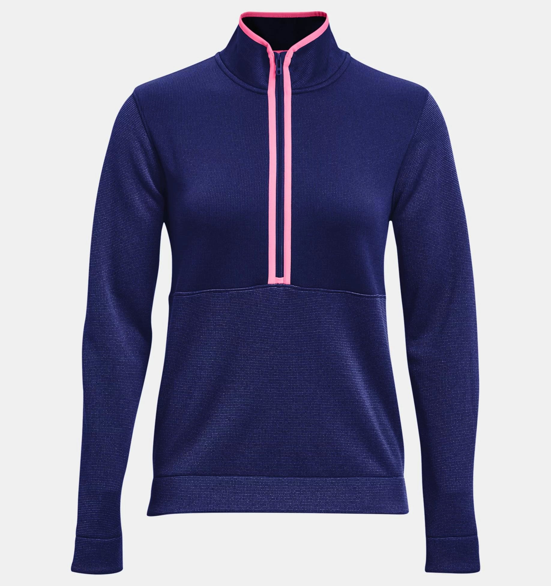 Under Armour® Trainingspullover Under Armour Golf Pullover Storm Sweater 1/2 Zip Damen Blau