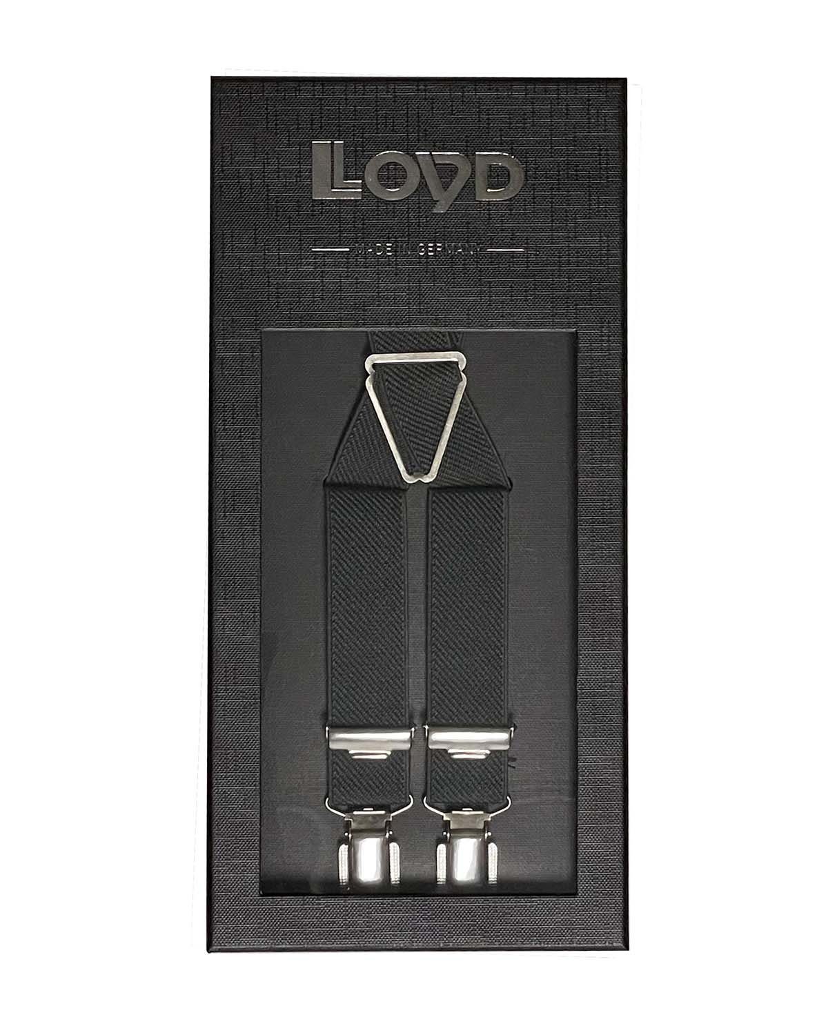 LLOYD Men’s Belts Hosenträger LLOYD-Hosenträger 25 mm unifarben 2-streifig günstig online kaufen