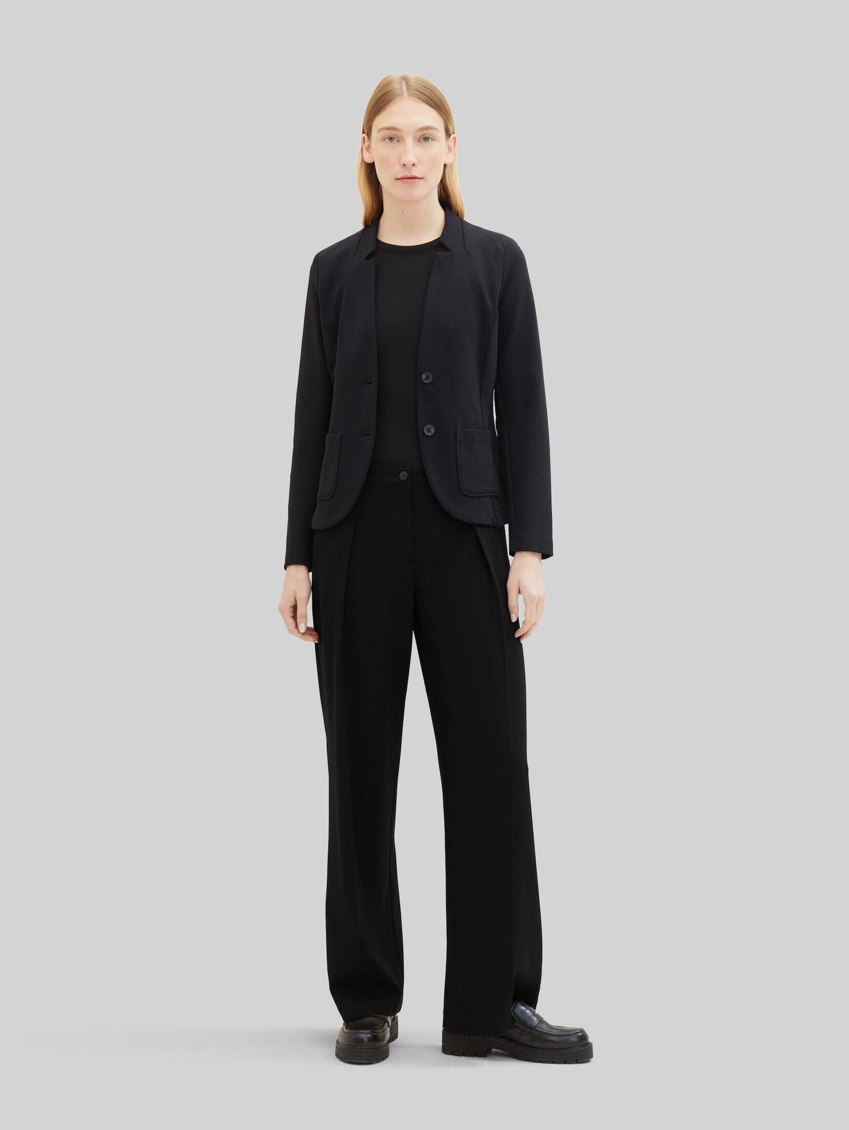 TOM TAILOR Jackenblazer Blazer Slim Fit Blazer mit Ottoman Struktur – Bild 5 von 5