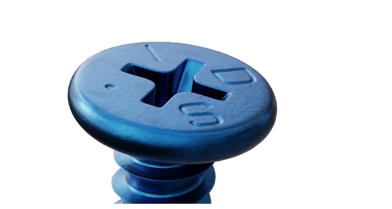 IDS Bohrschraube IDS Profilverbindungsschrauben SlimHead Blue 4,2x12mm + BIT, (250 St)