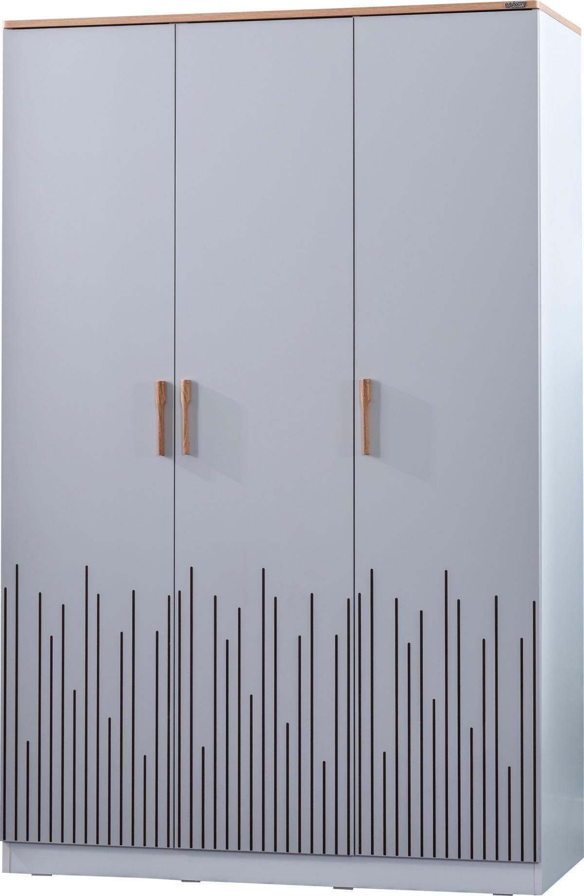 Möbel-Lux Kleiderschrank Lucas Lajivert 3-türig, 135cm Breite