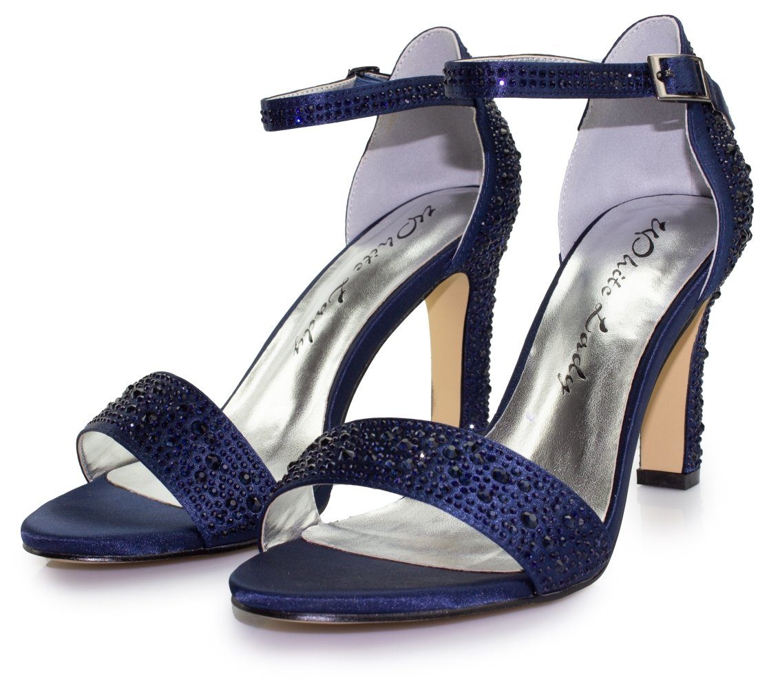 White Lady 862 zirkonia Satin-Strass Sandalette